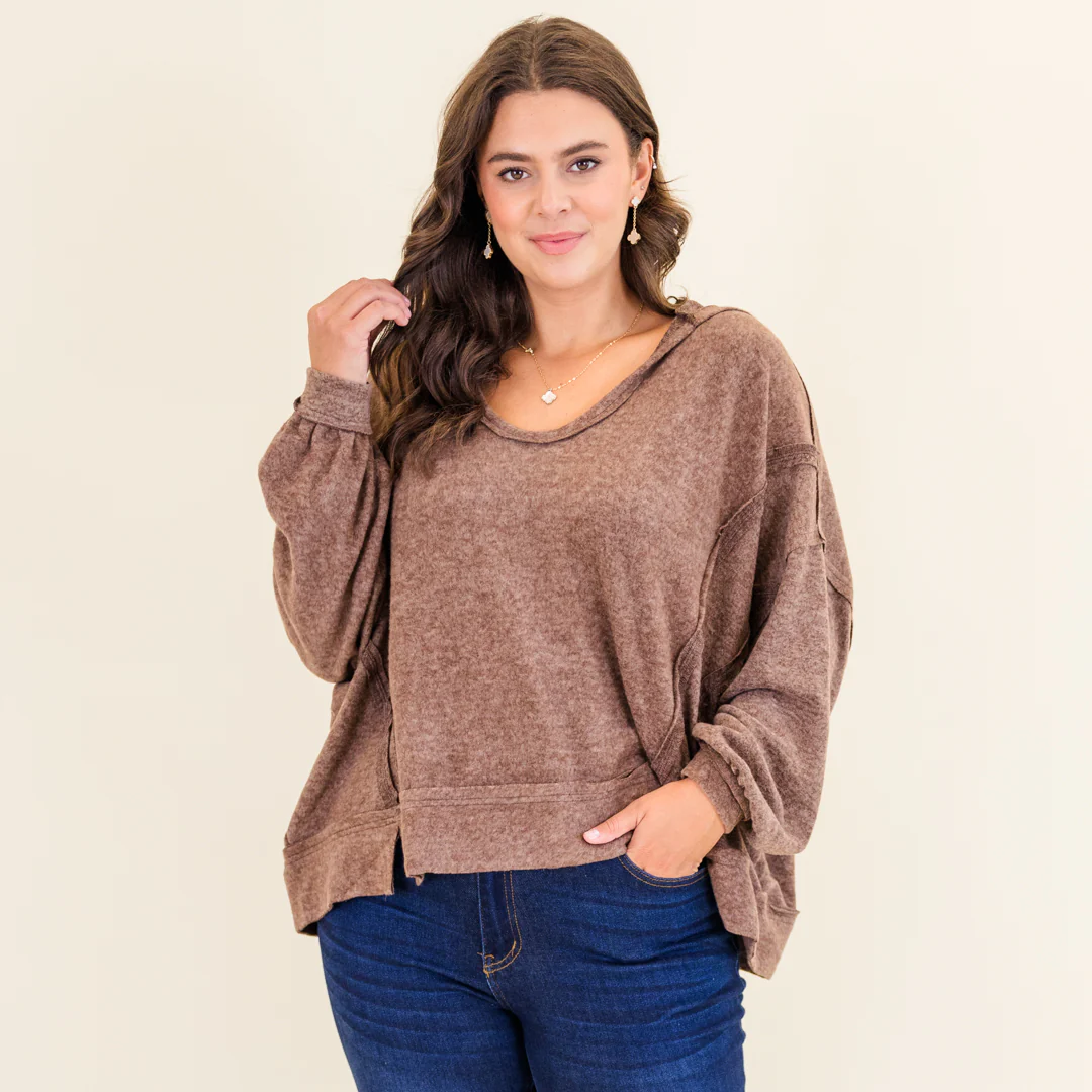 Get Cozy Hoodie, Heather Beige - Giverhouse