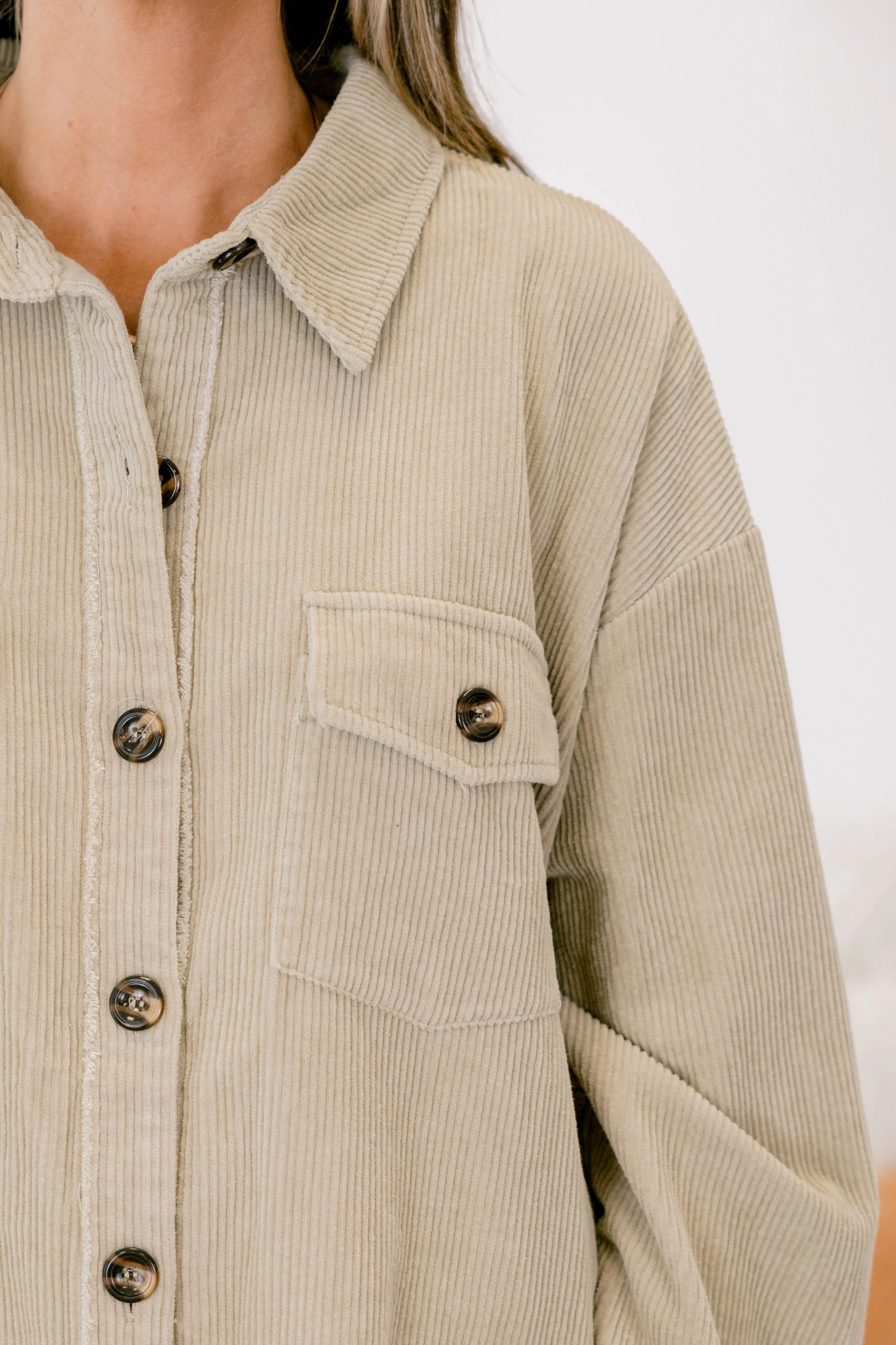 Nature Lover Shacket, Natural - Giverhouse