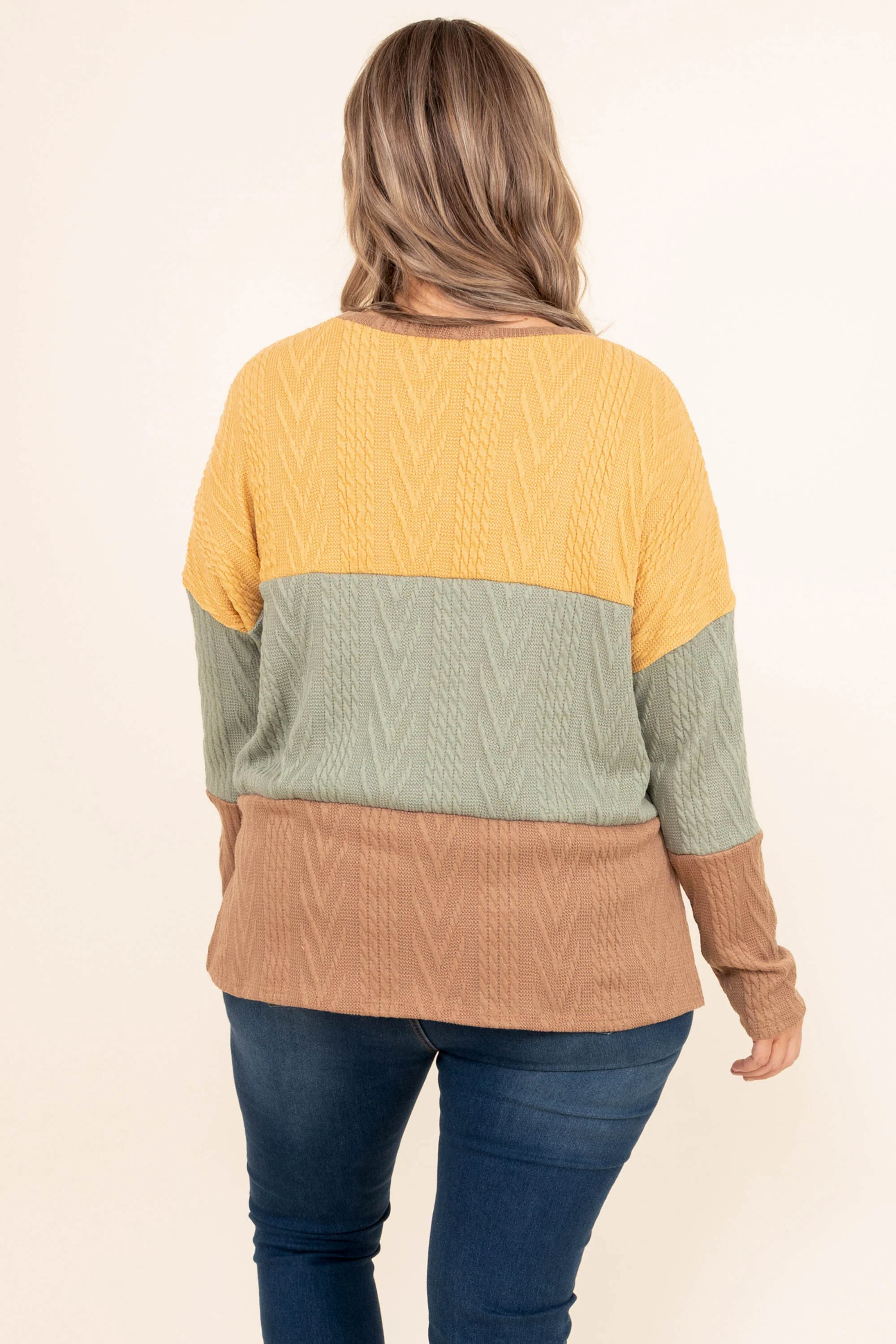 Someone To Believe In Sweater, Mustard - Giverhouse
