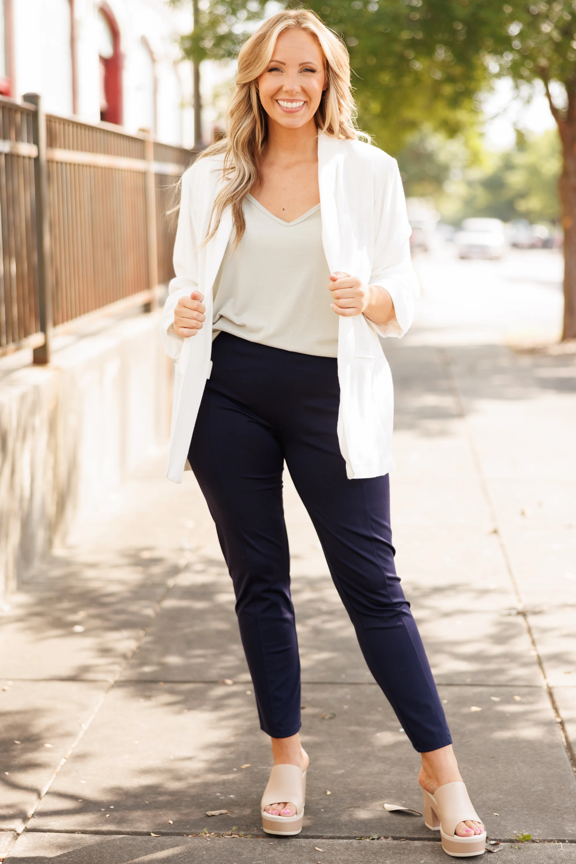 Never Doubted You Leggings, Navy - Giverhouse