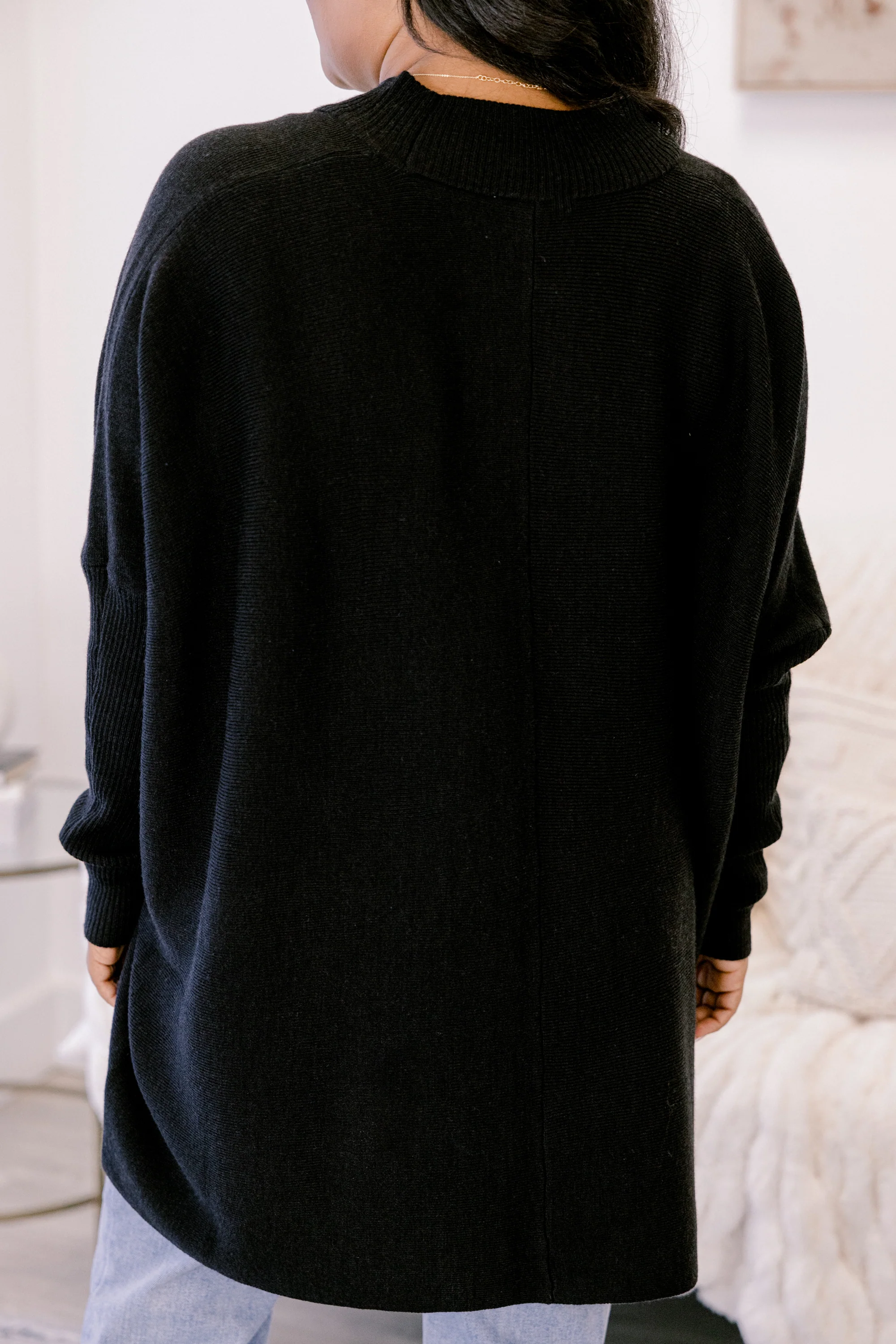 Thinking Of Us Tunic, Black - Giverhouse