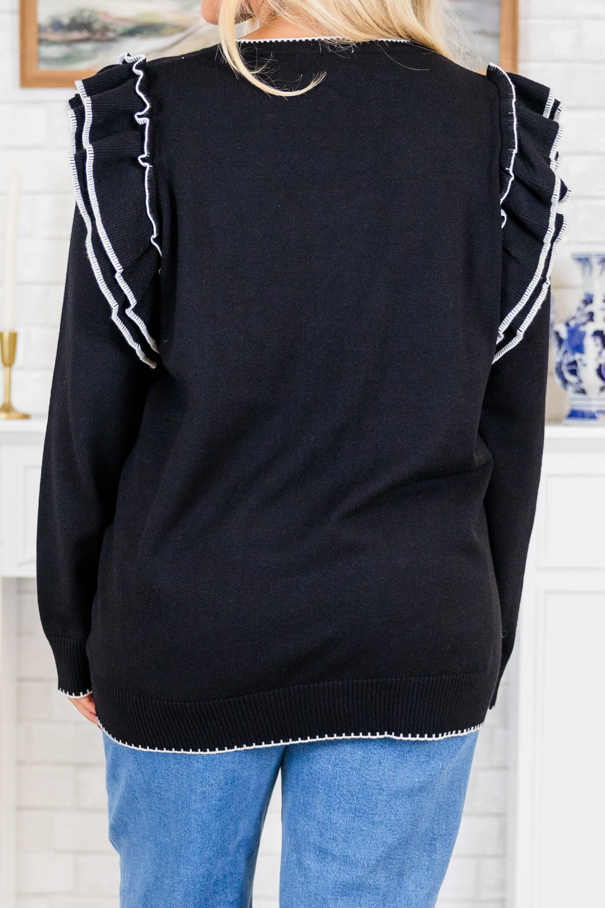 Always Timeless Sweater, Black - Giverhouse