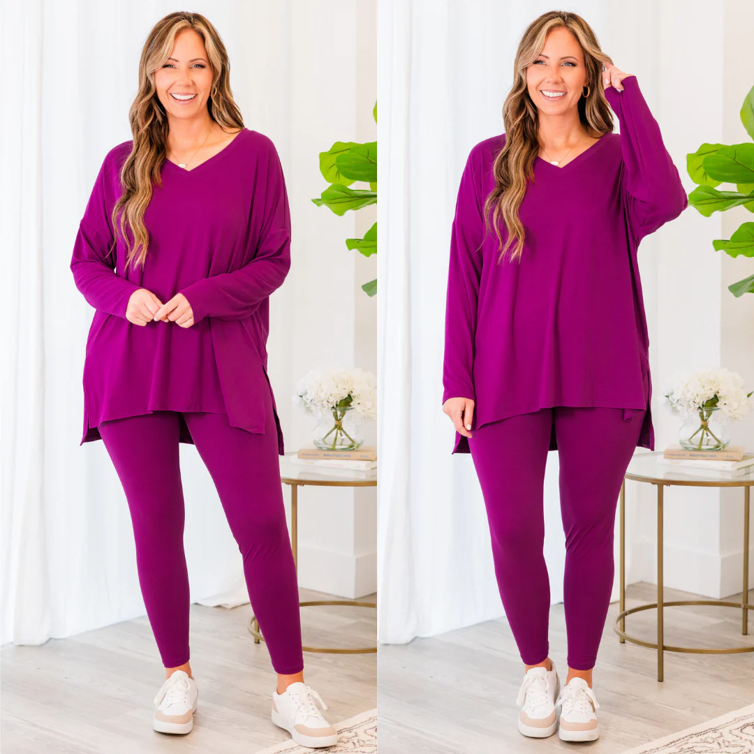 Happiness Because Of You Set, Light Plum - Giverhouse