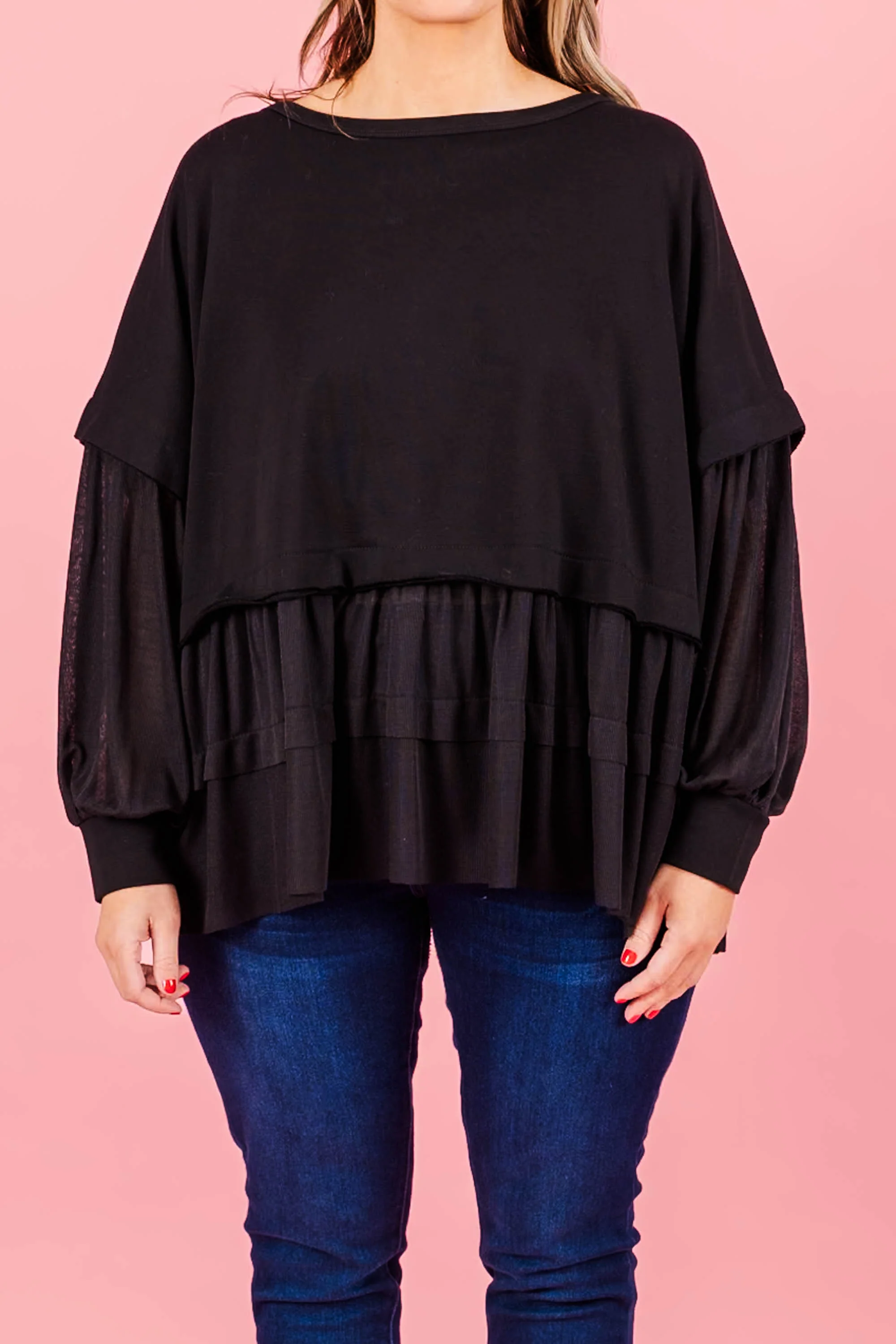 My Kind Of Fun Top, Black - Giverhouse