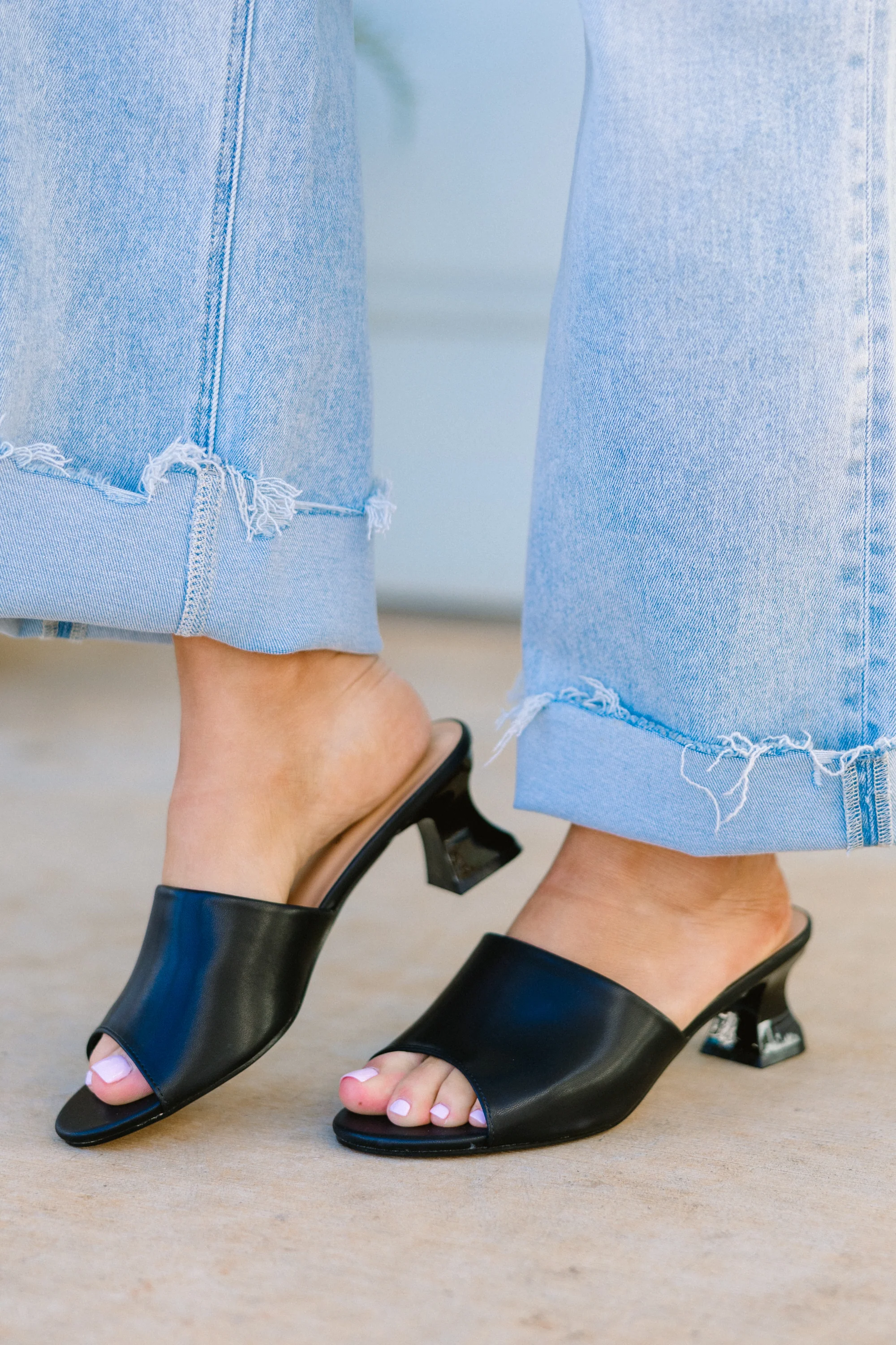 Turn The Lights Back On Heels, Black - Giverhouse