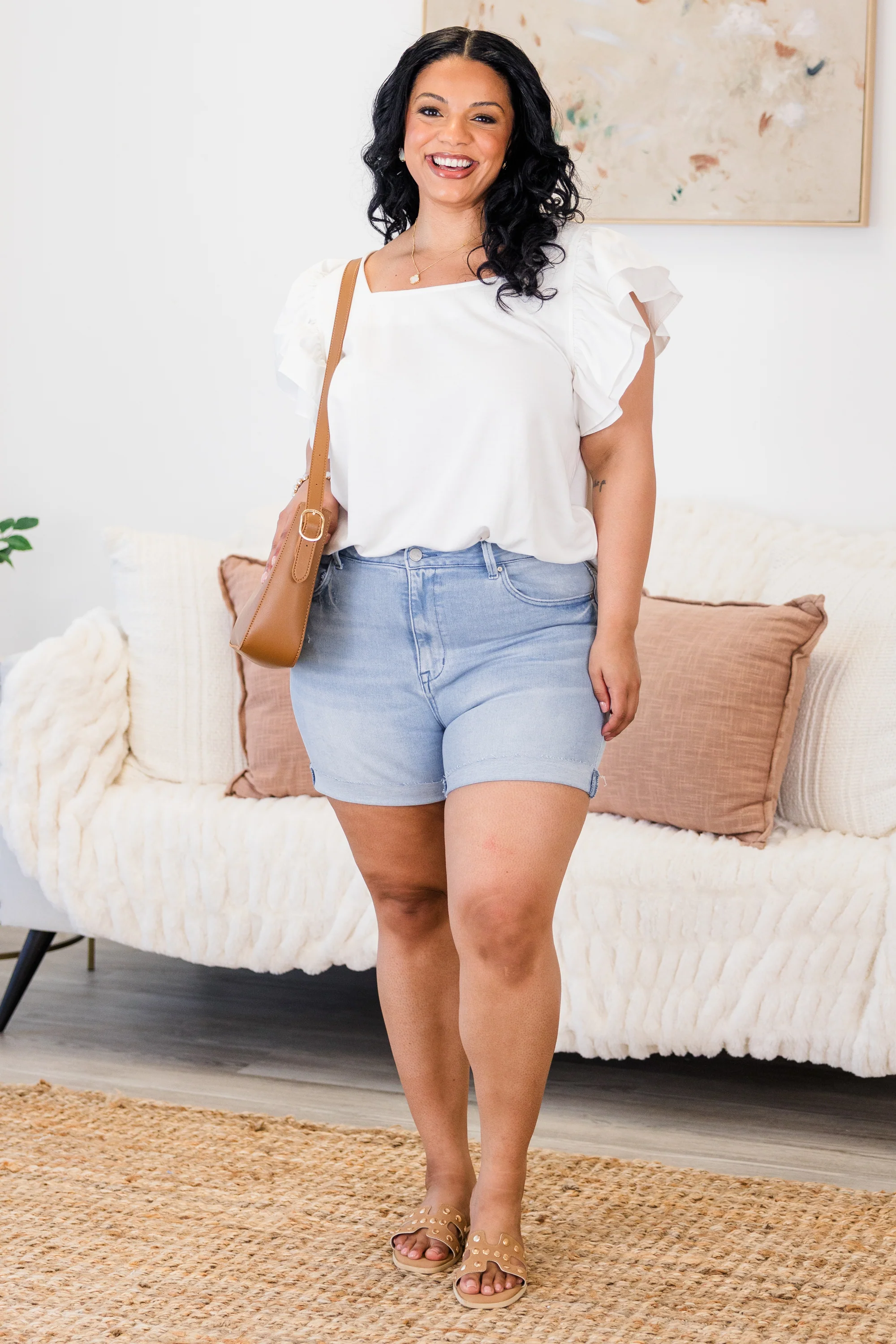 Living For Today Shorts, Light - Giverhouse