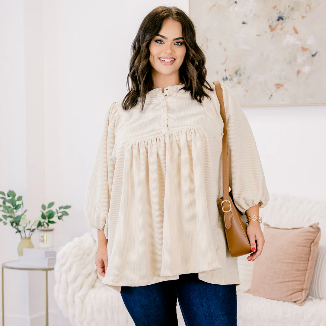 Summer Wave Tunic, Ivory - Giverhouse