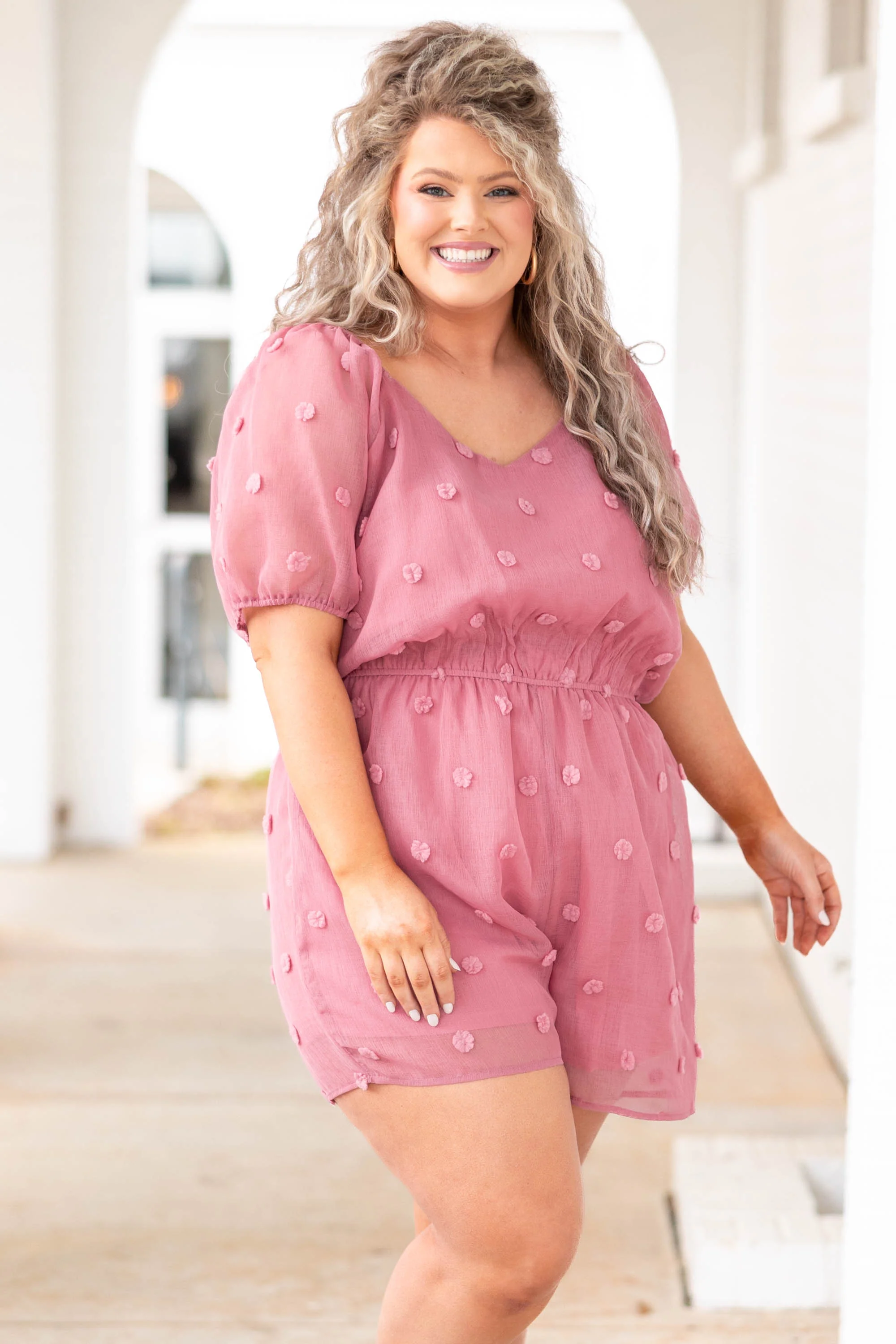 Timeless Essence Romper, Mauve - Giverhouse