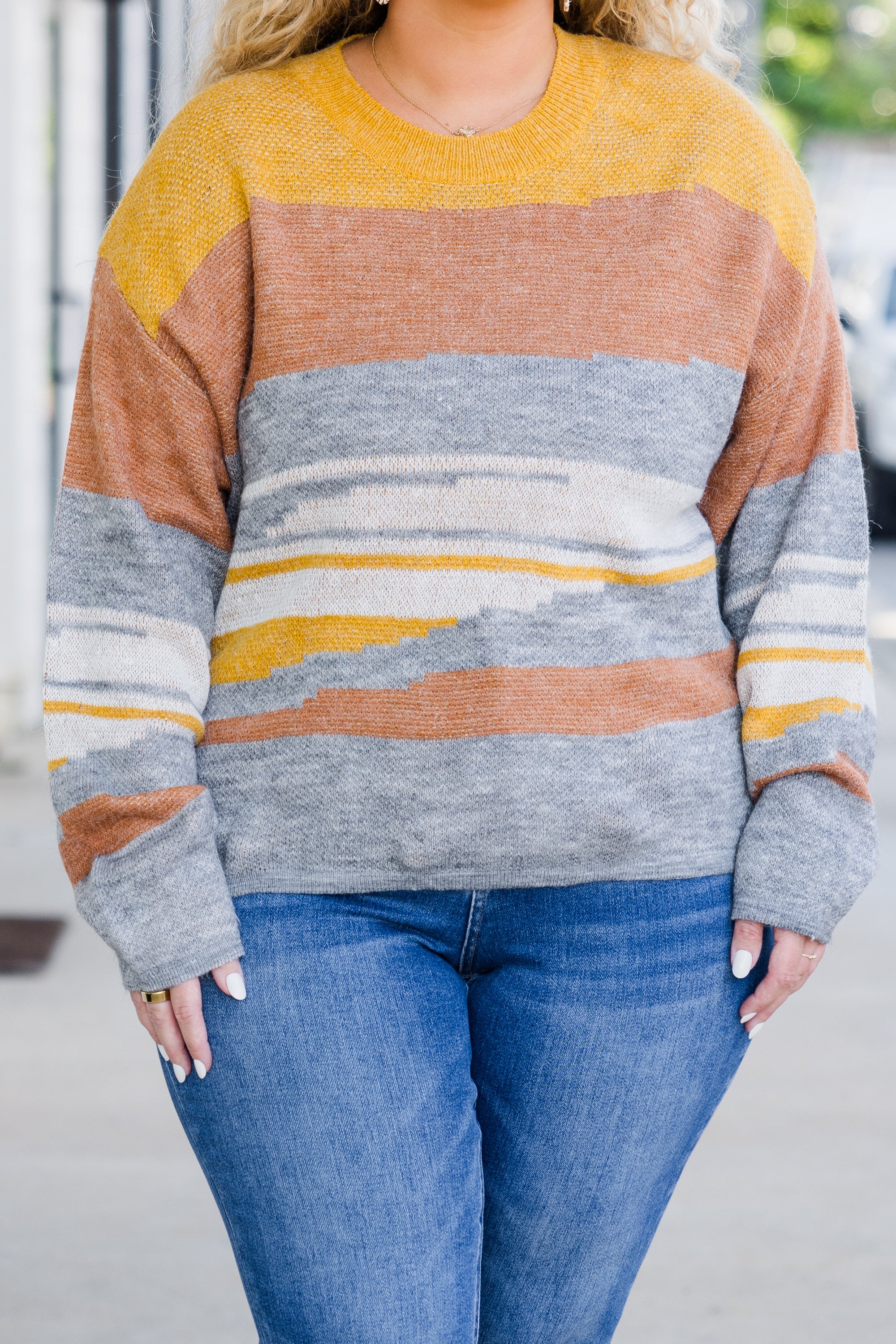 Cozy By The Fire Pit Sweater, Multi - Giverhouse