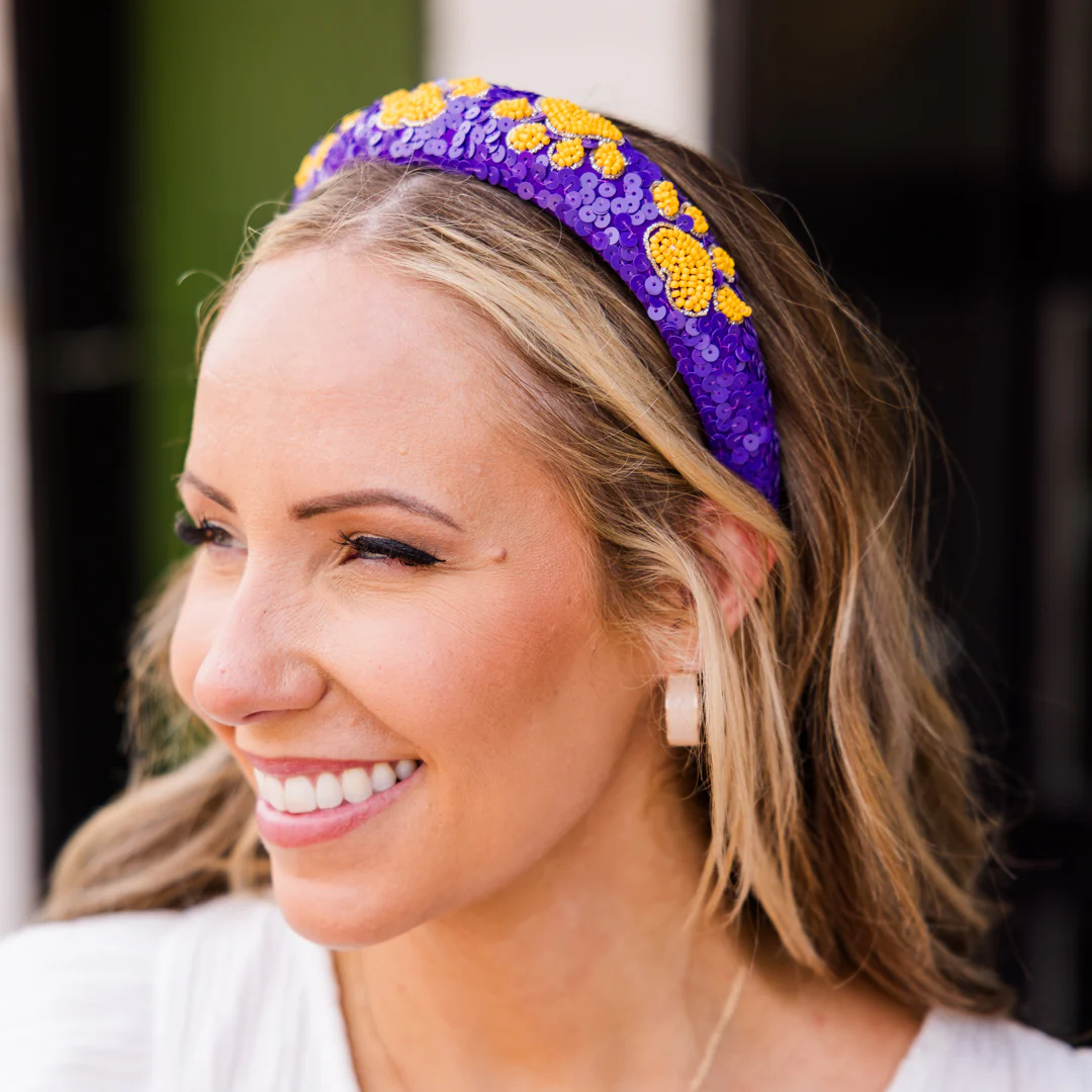 Paws In The Air Headband, Yellow - Giverhouse