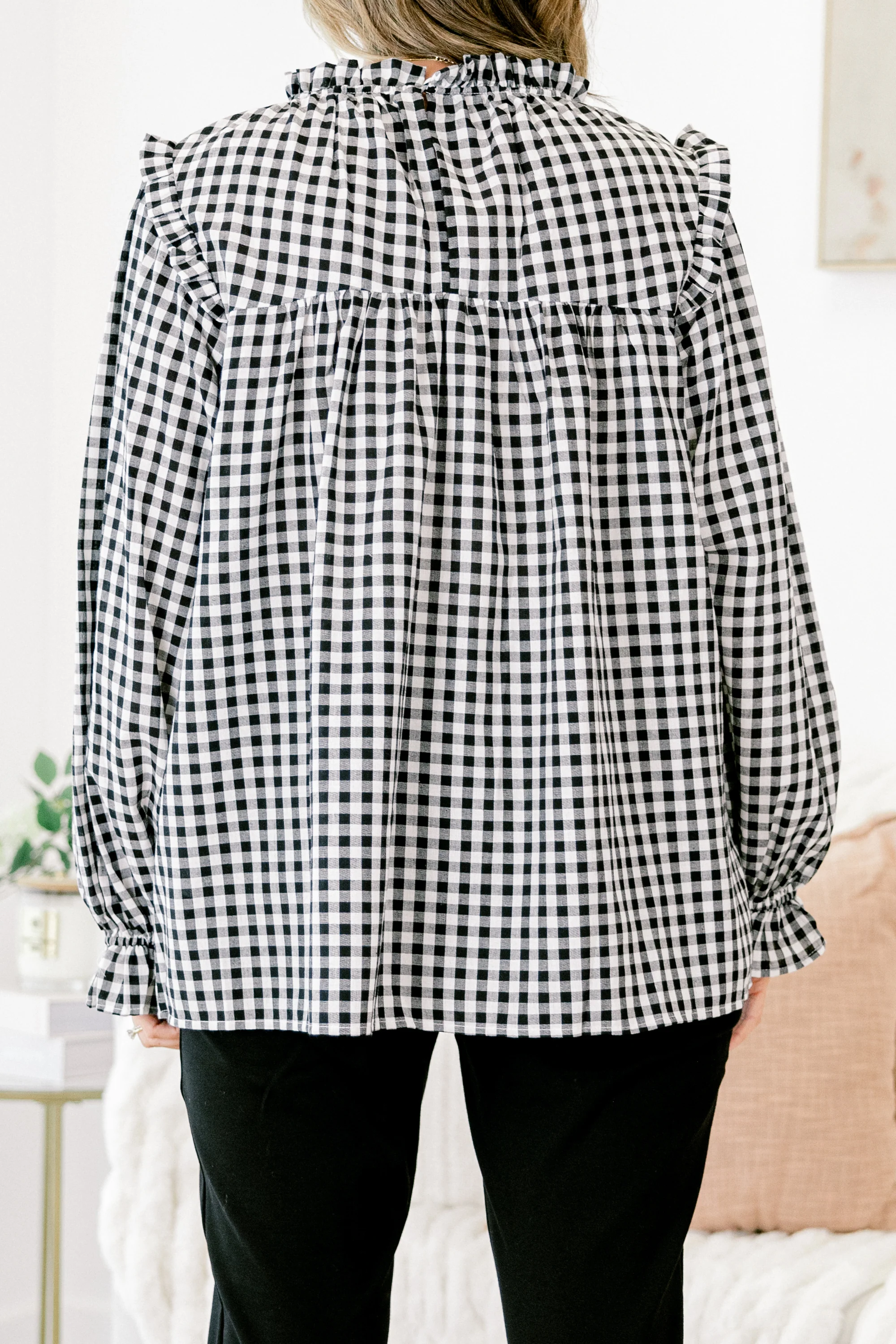 Open Fields Top, Black - Giverhouse