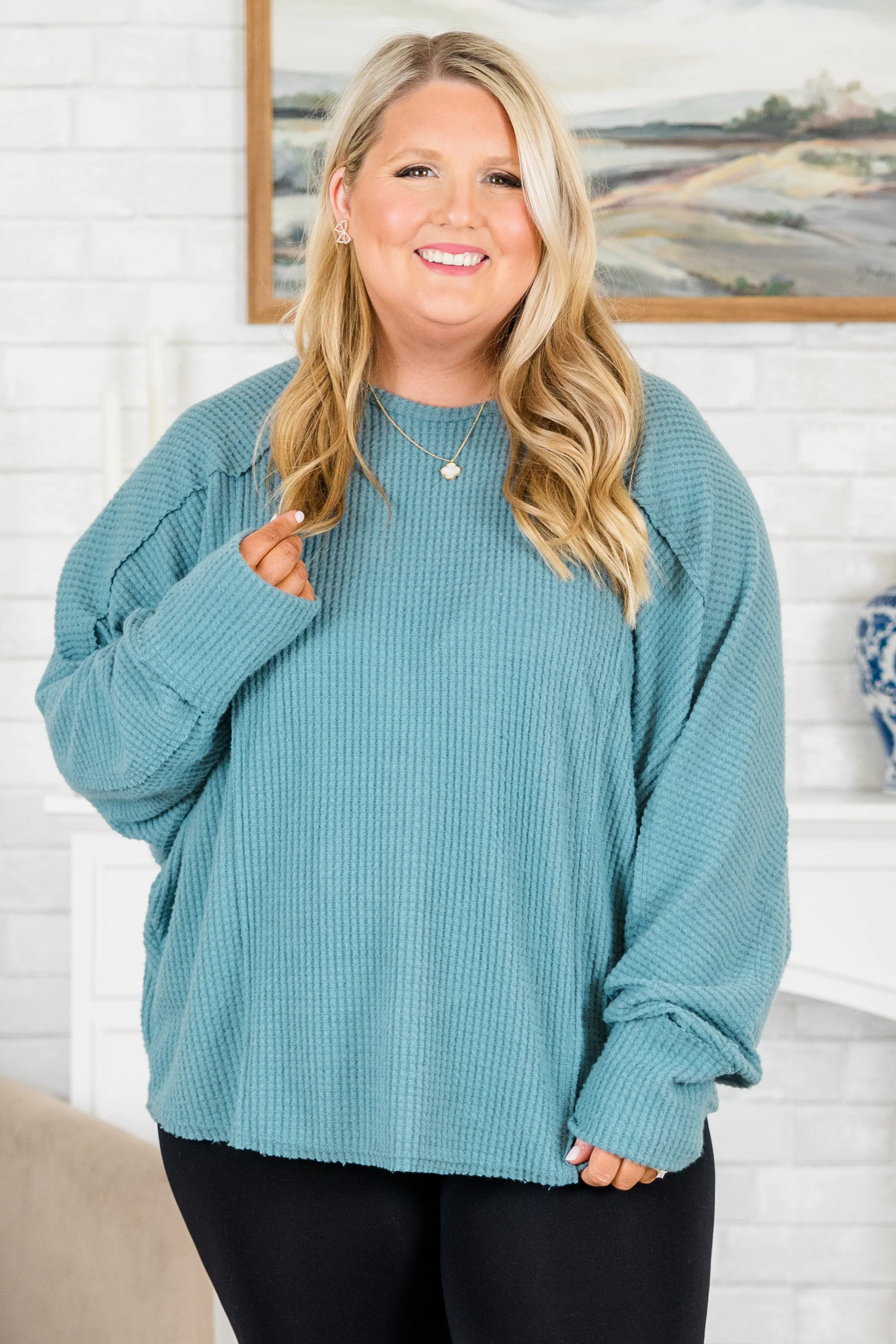 Figuring It Out Top, Slate - Giverhouse