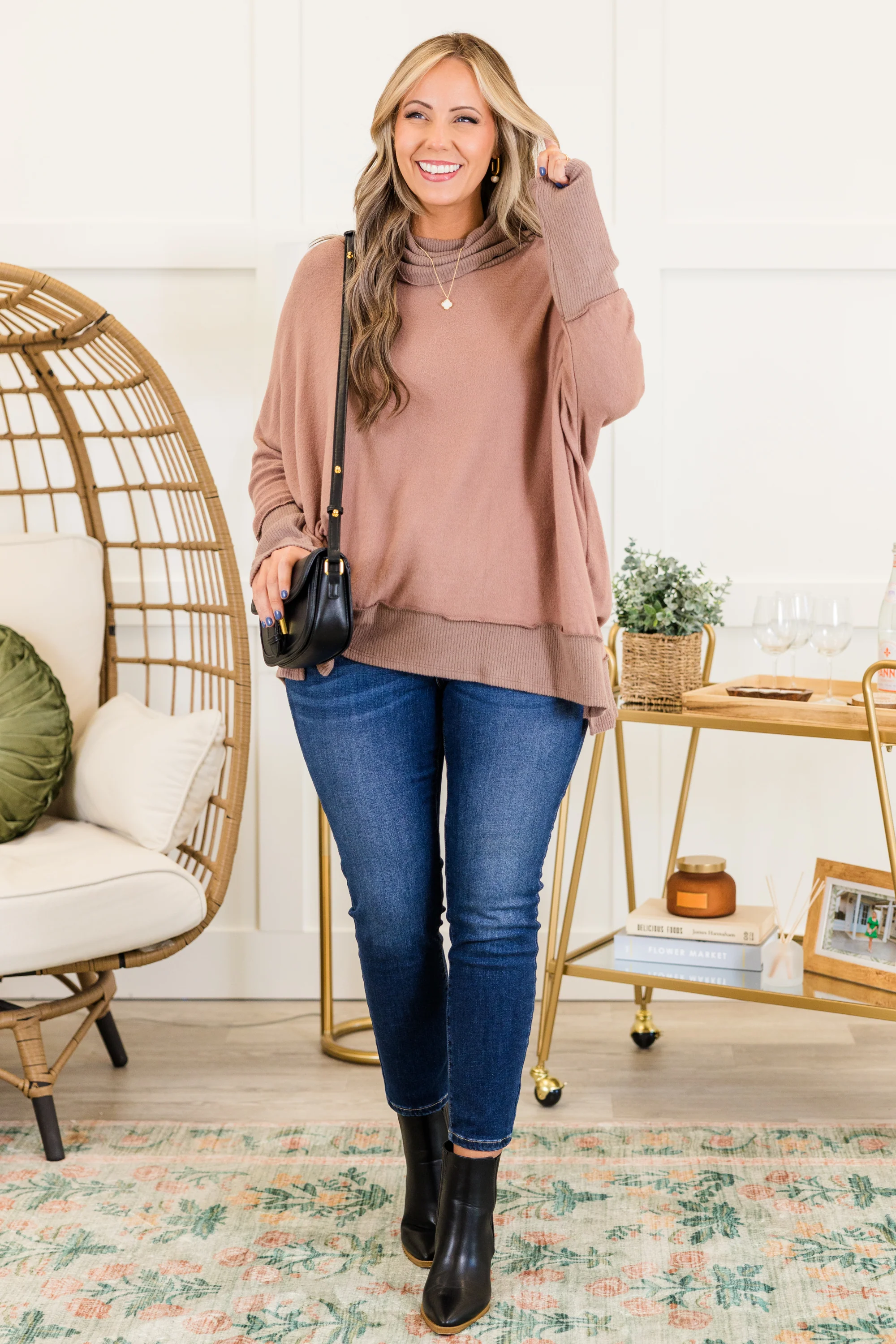 Working Late Top, Acorn - Giverhouse