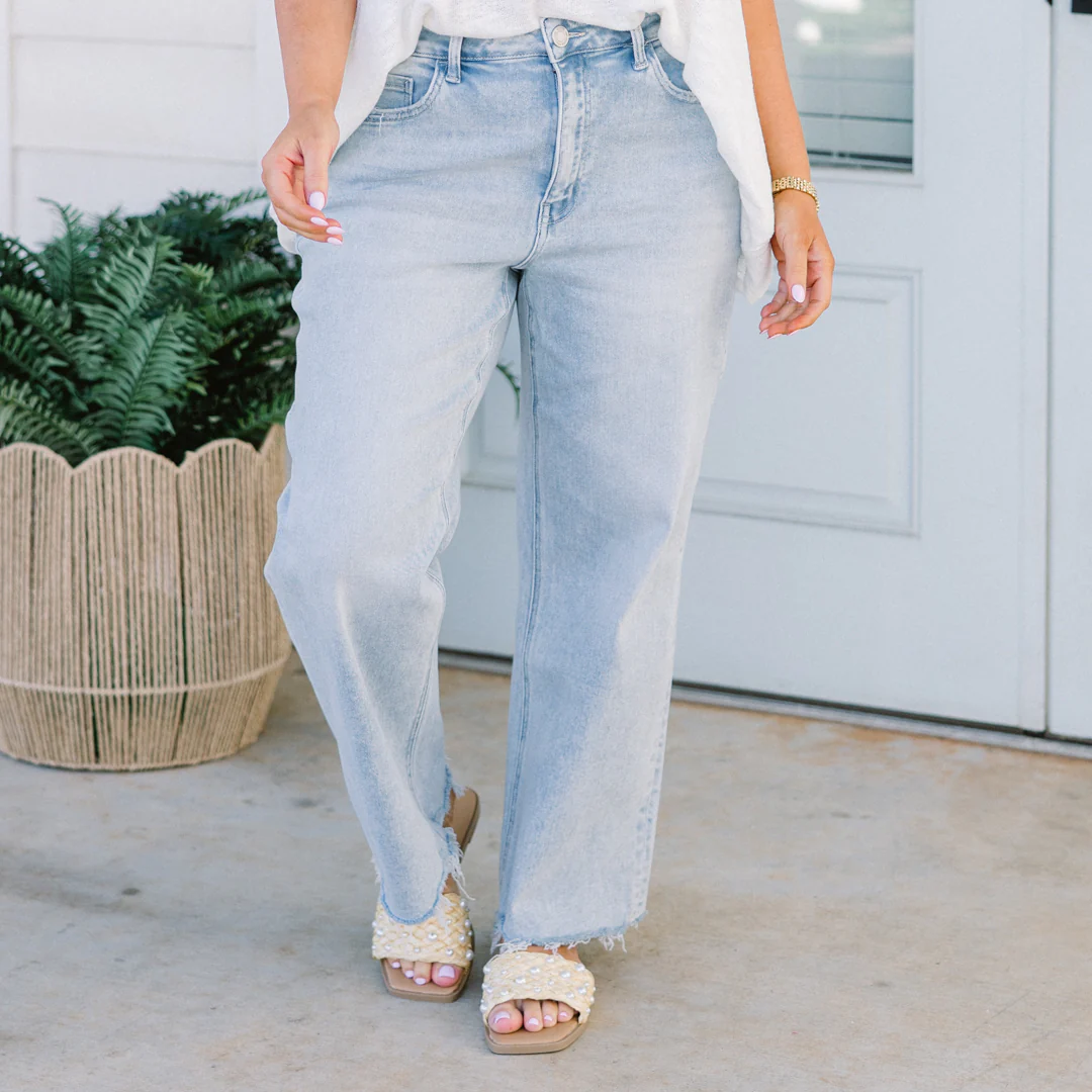 Hard At Work Jeans, Light Wash - Giverhouse