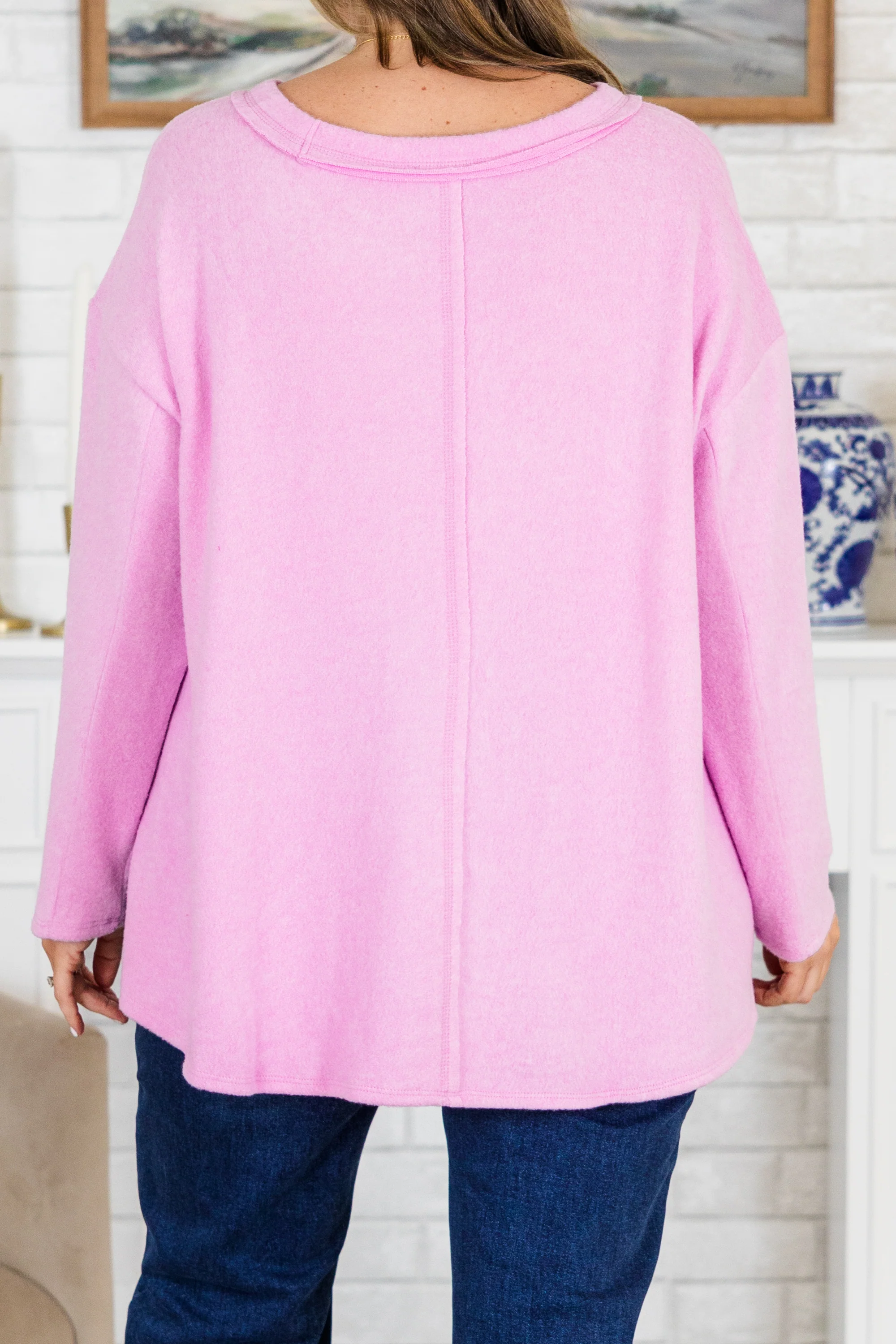 Perfect Weekend Top, Mauve - Giverhouse