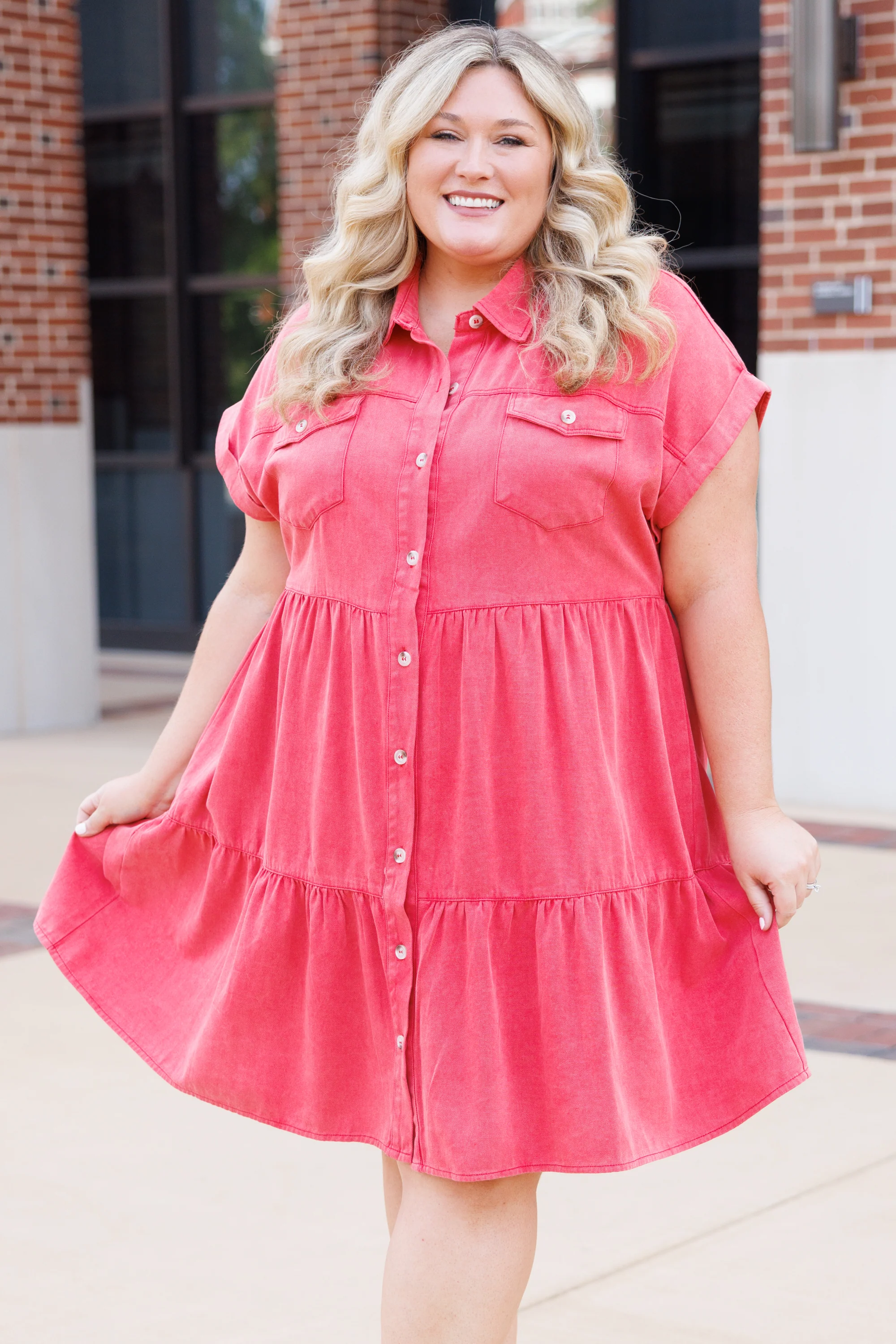 Lost In A Daze Dress, Red - Giverhouse