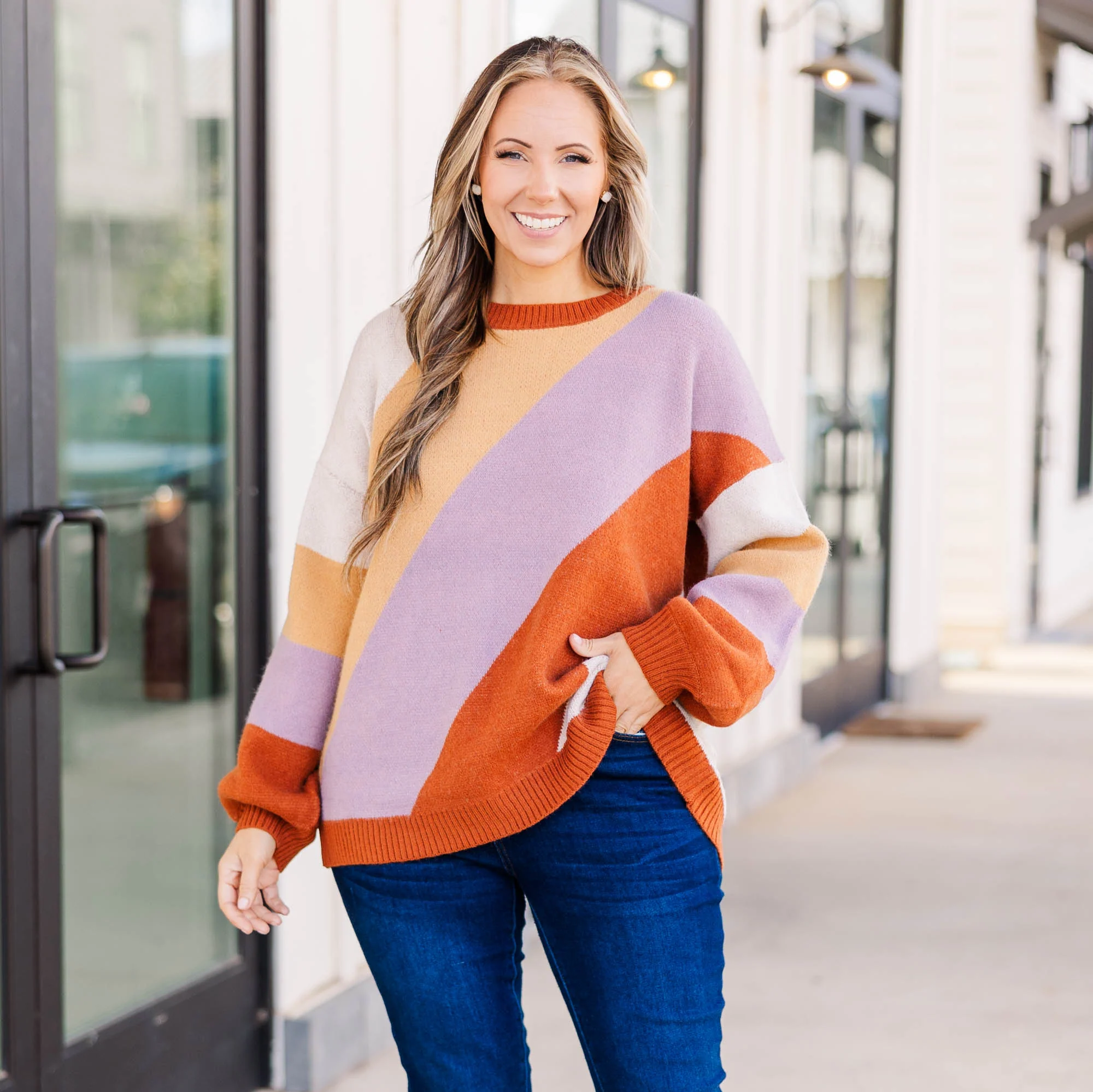 Skyfall Top, Lavender Combo - Giverhouse