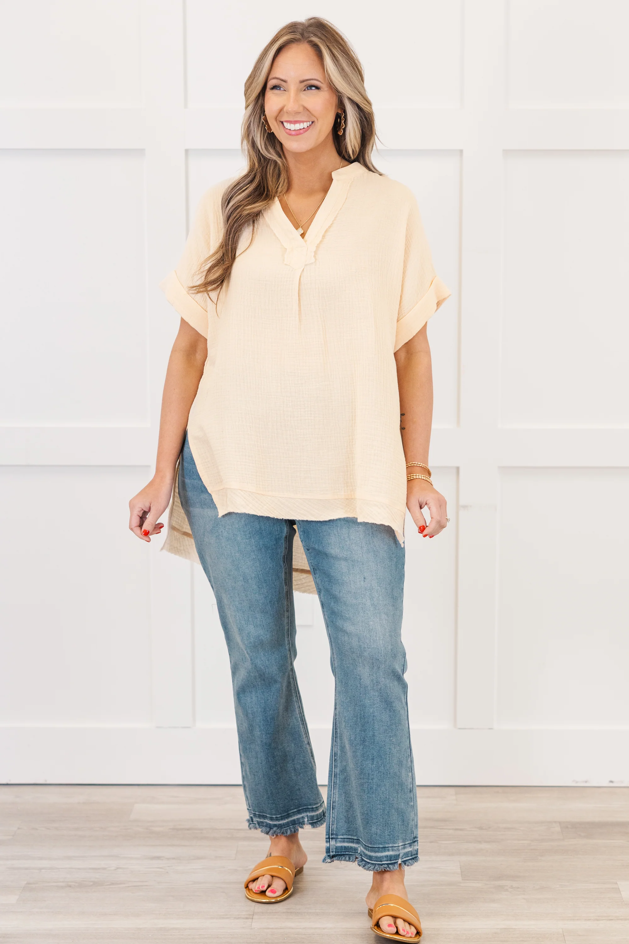 I  ll Keep It Like A Blessing Tunic, Natural - Giverhouse