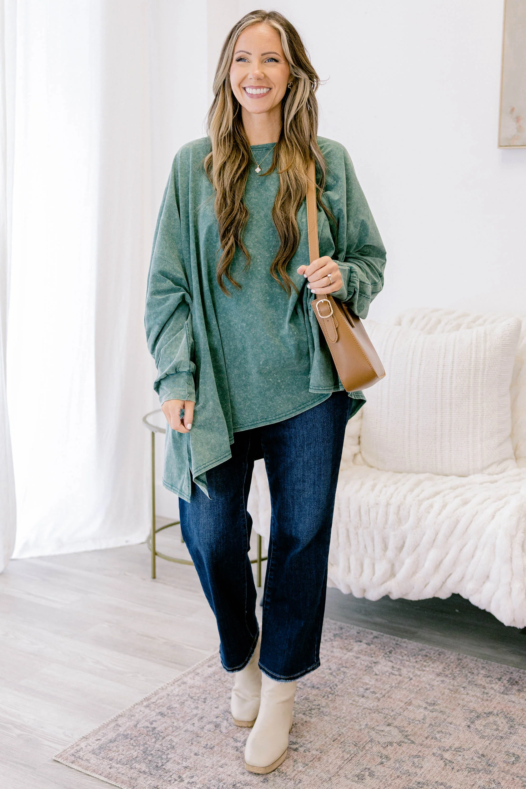 All So Nice Tunic, Green - Giverhouse