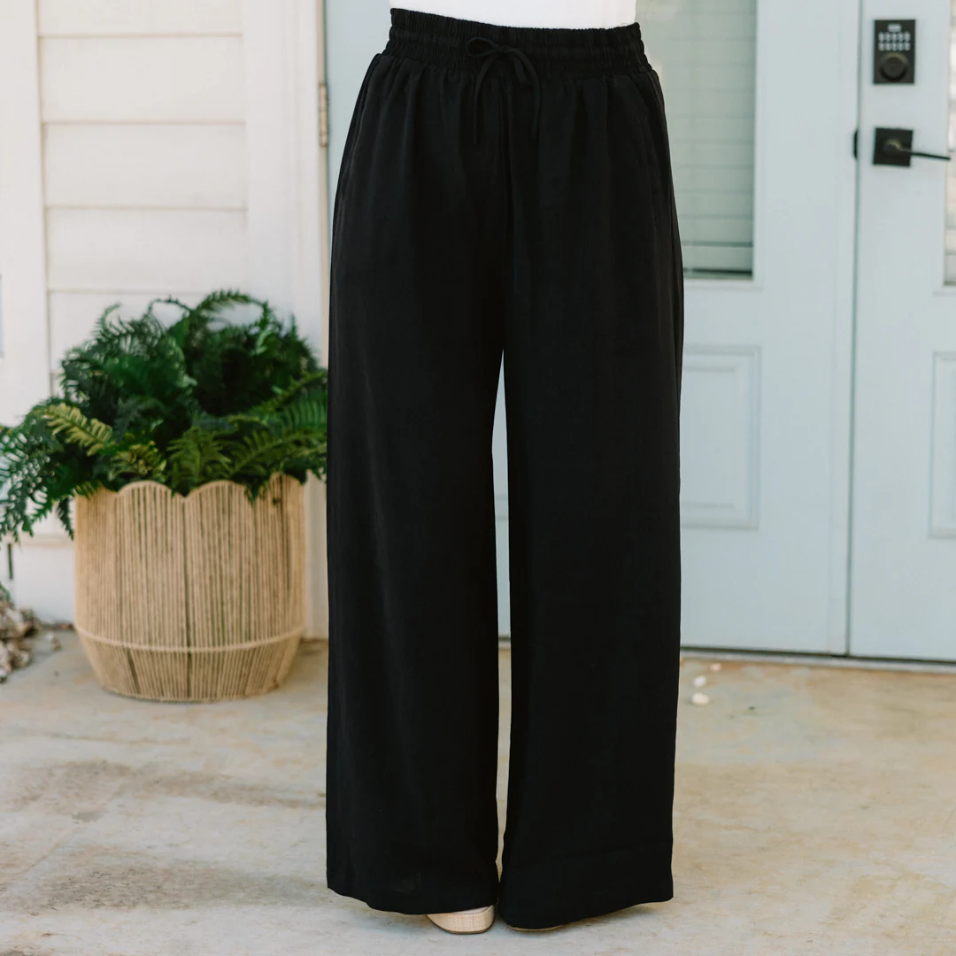 Can't Sit Still Pants, Black - Giverhouse