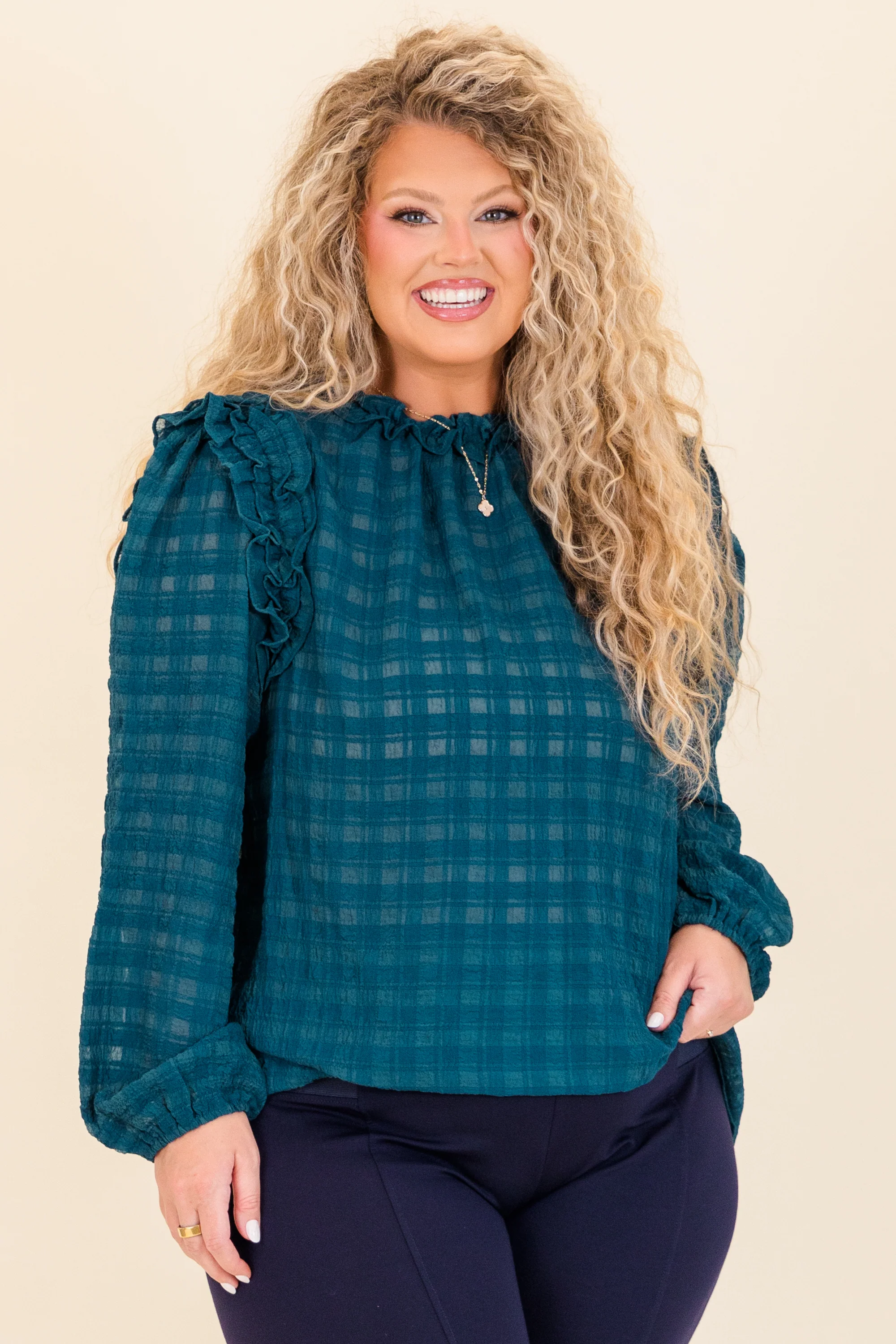 Sweet Thing Top, Teal - Giverhouse