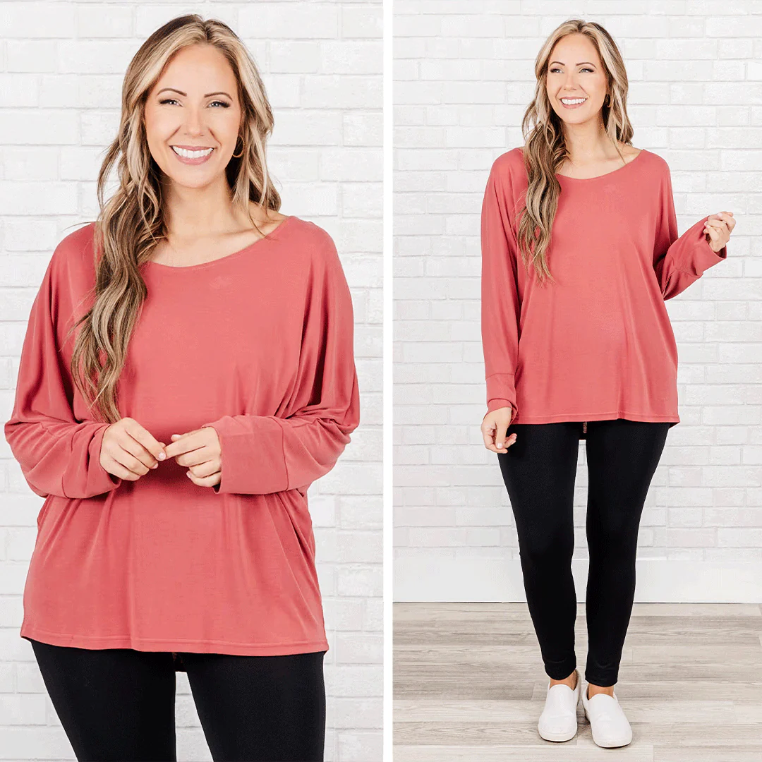 Completely Convinced Top, Blush - Giverhouse