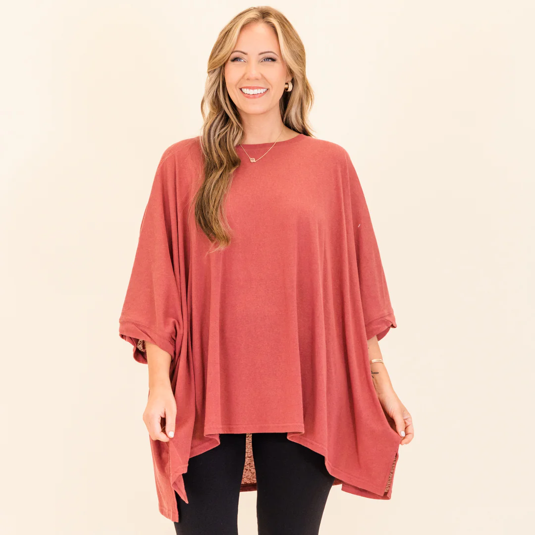 Comparing The Two Tunic, Burgundy - Giverhouse