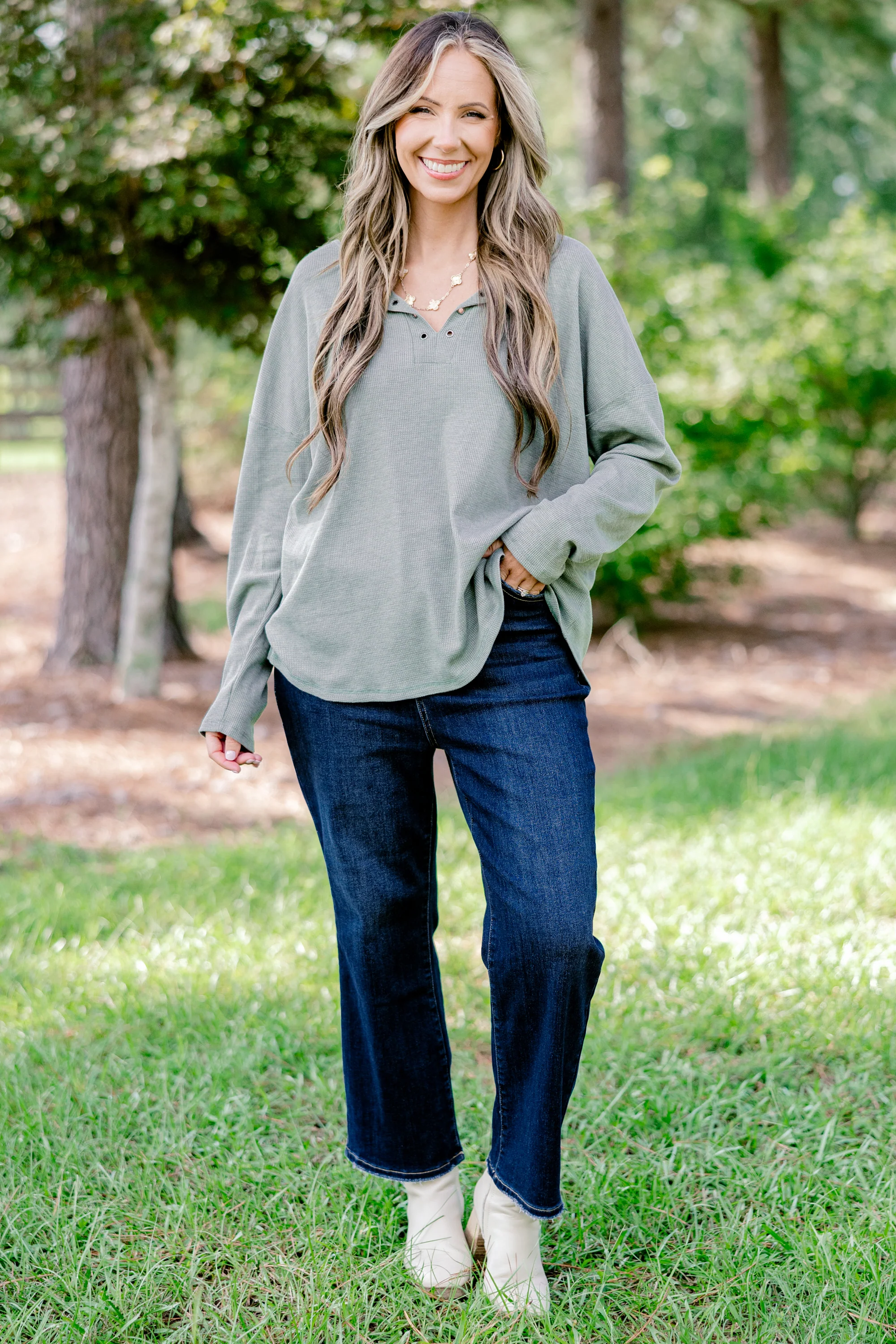 Loves It Top, Olive - Giverhouse