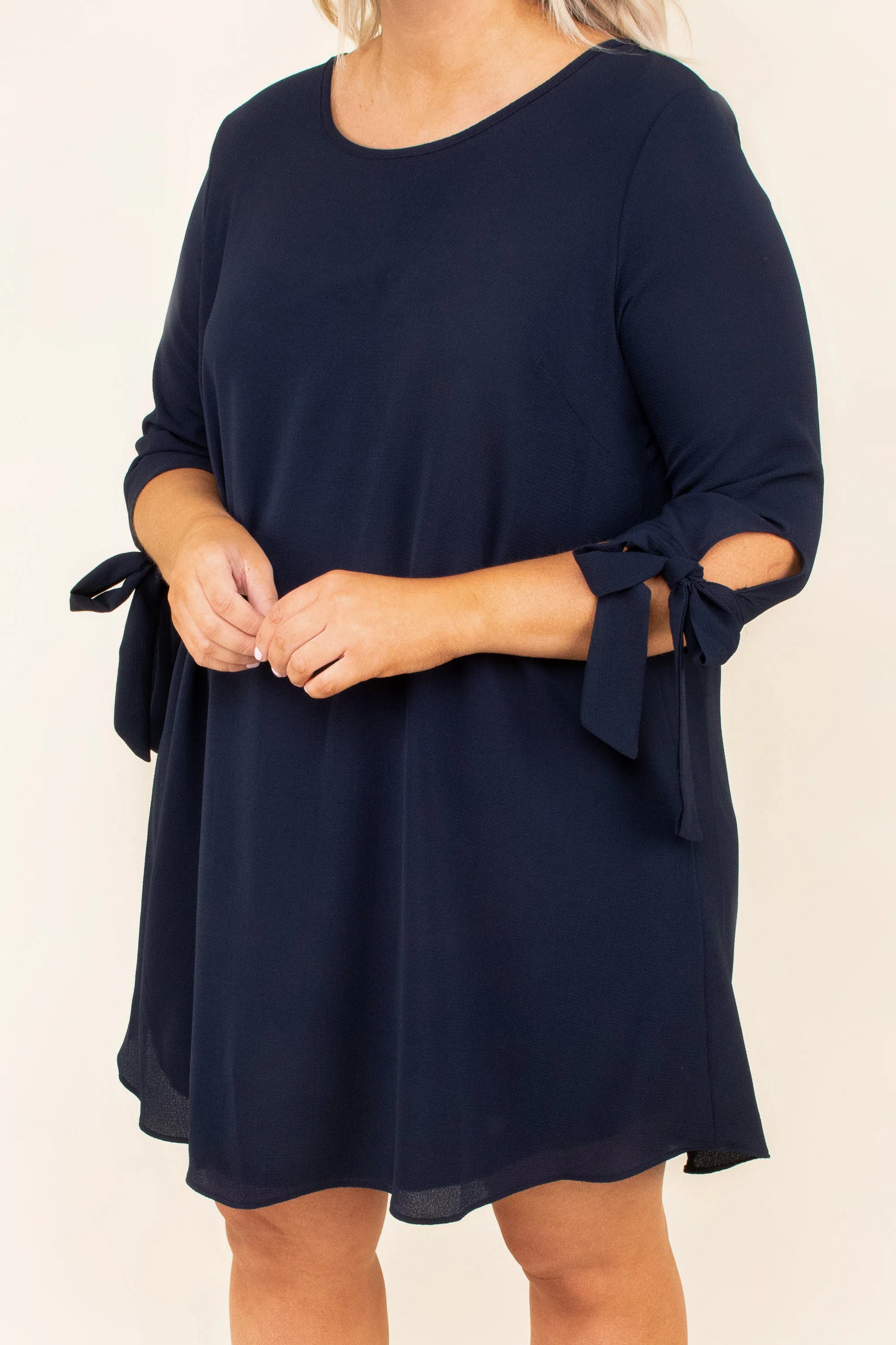 Take On The Night Dress, Navy - Giverhouse