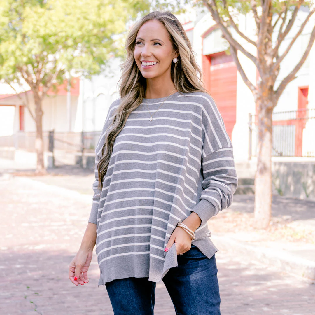 Romantic Nights Top, Charcoal - Giverhouse