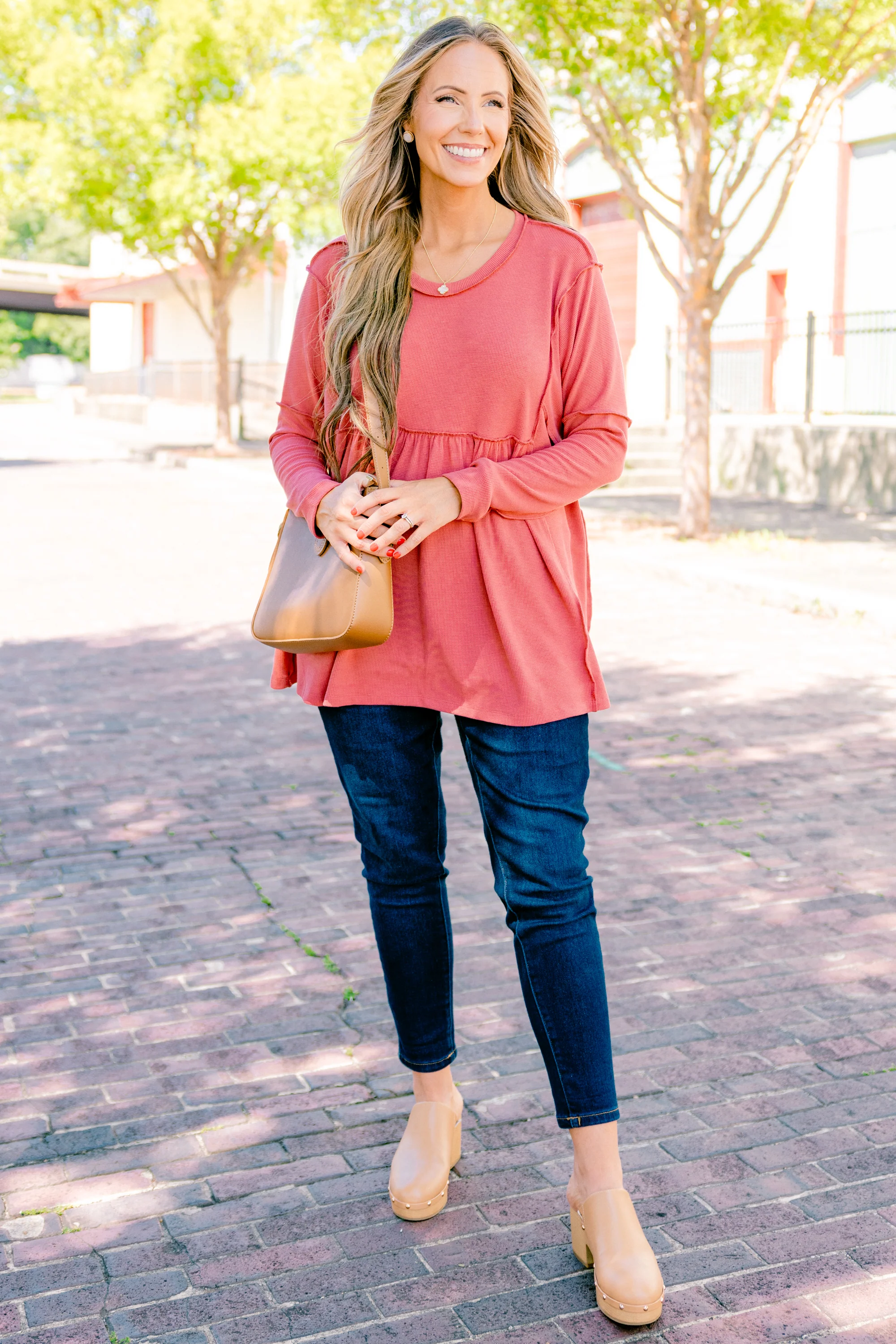 How The Story Goes Top, Dusty Pink - Giverhouse