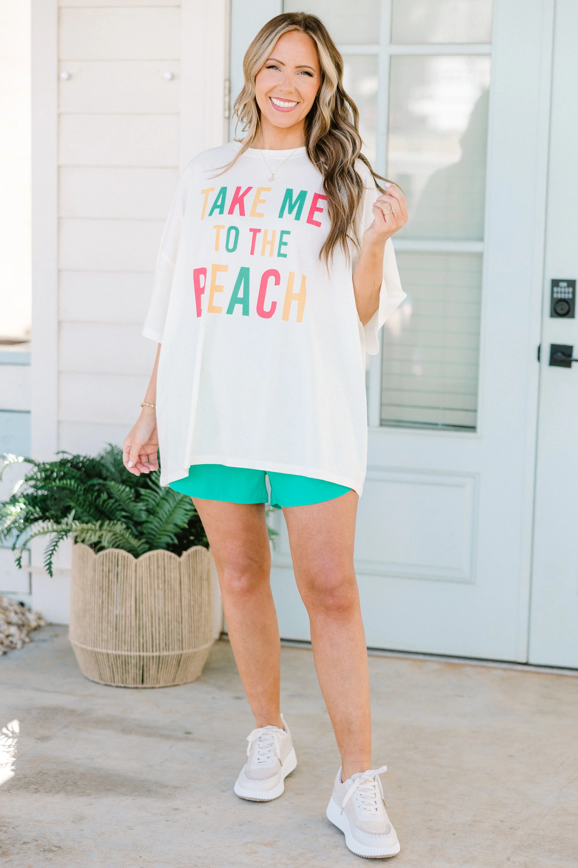 Sporty Chic Shorts, Turquoise - Giverhouse