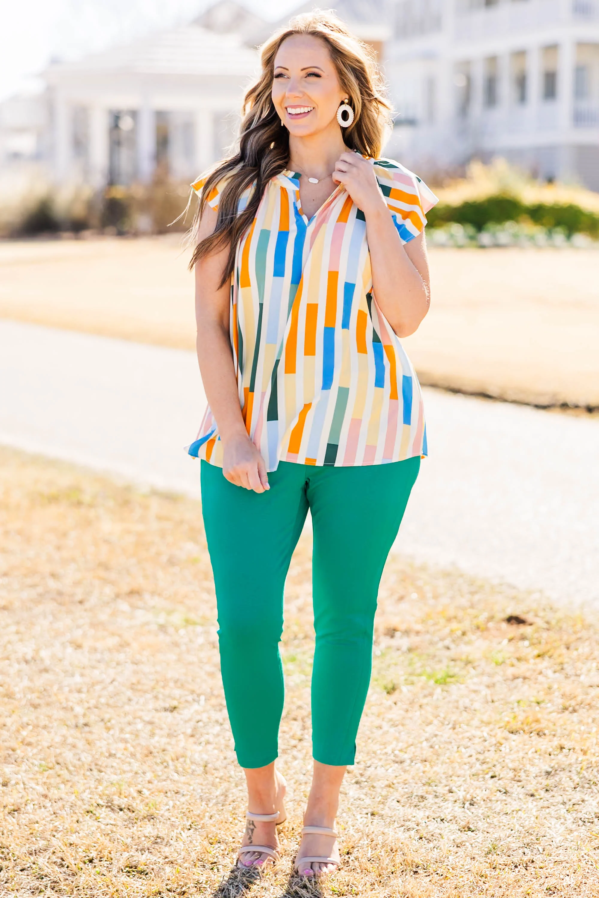 Strut Your Style Pants, Kelly Green - Giverhouse