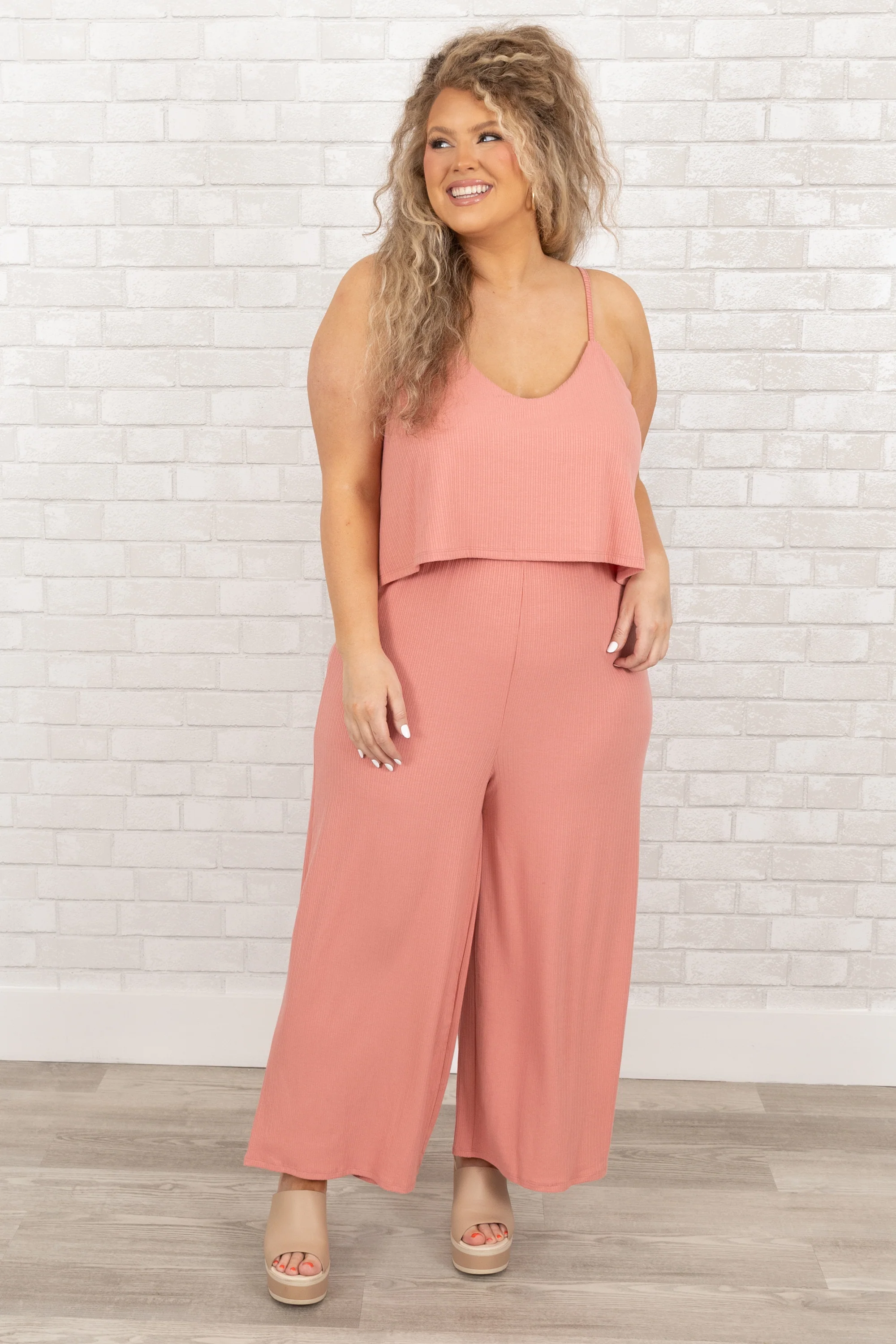 Finding My Peace Jumpsuit, Ash Rose - Giverhouse