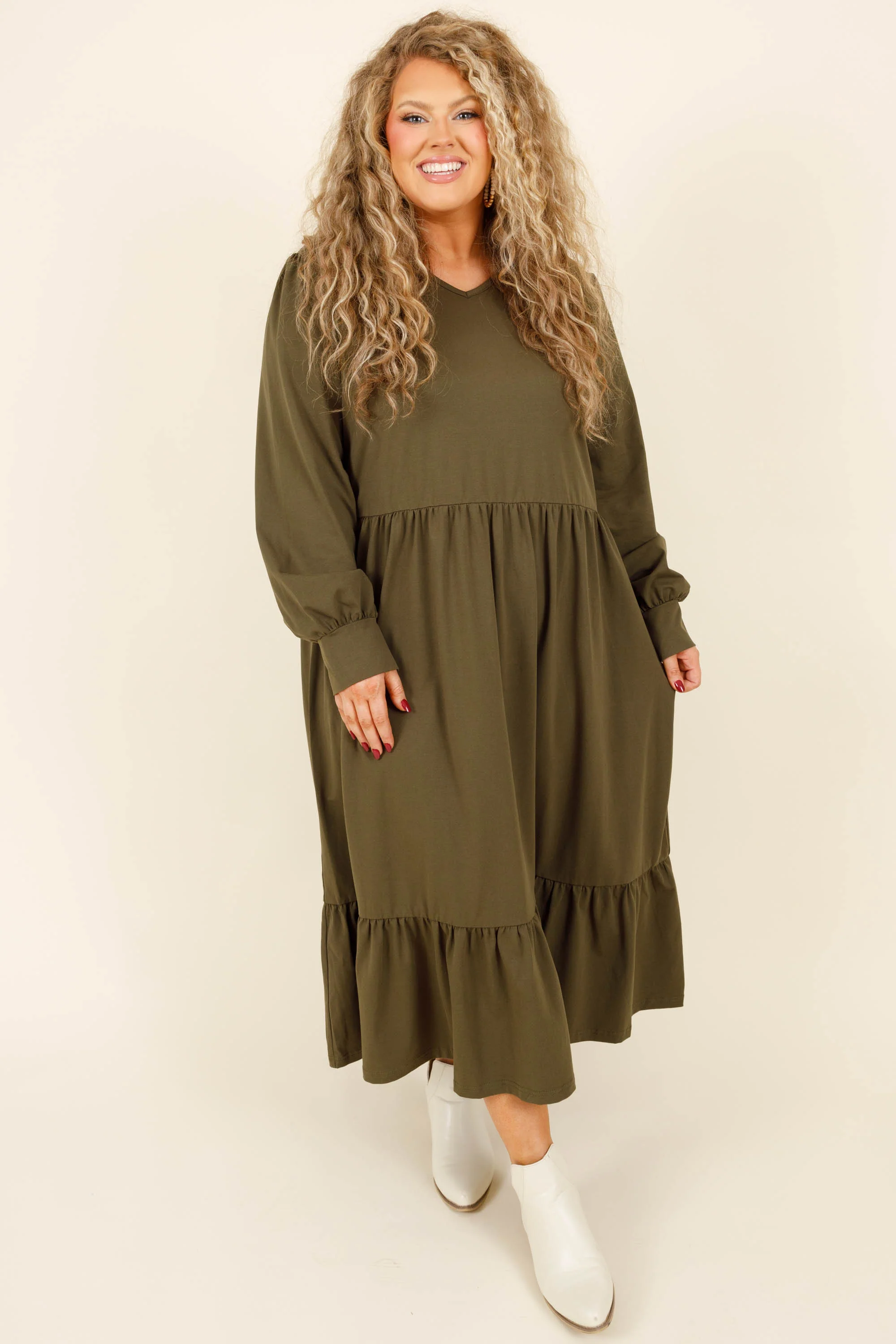 Remember The Past Dress, Green - Giverhouse