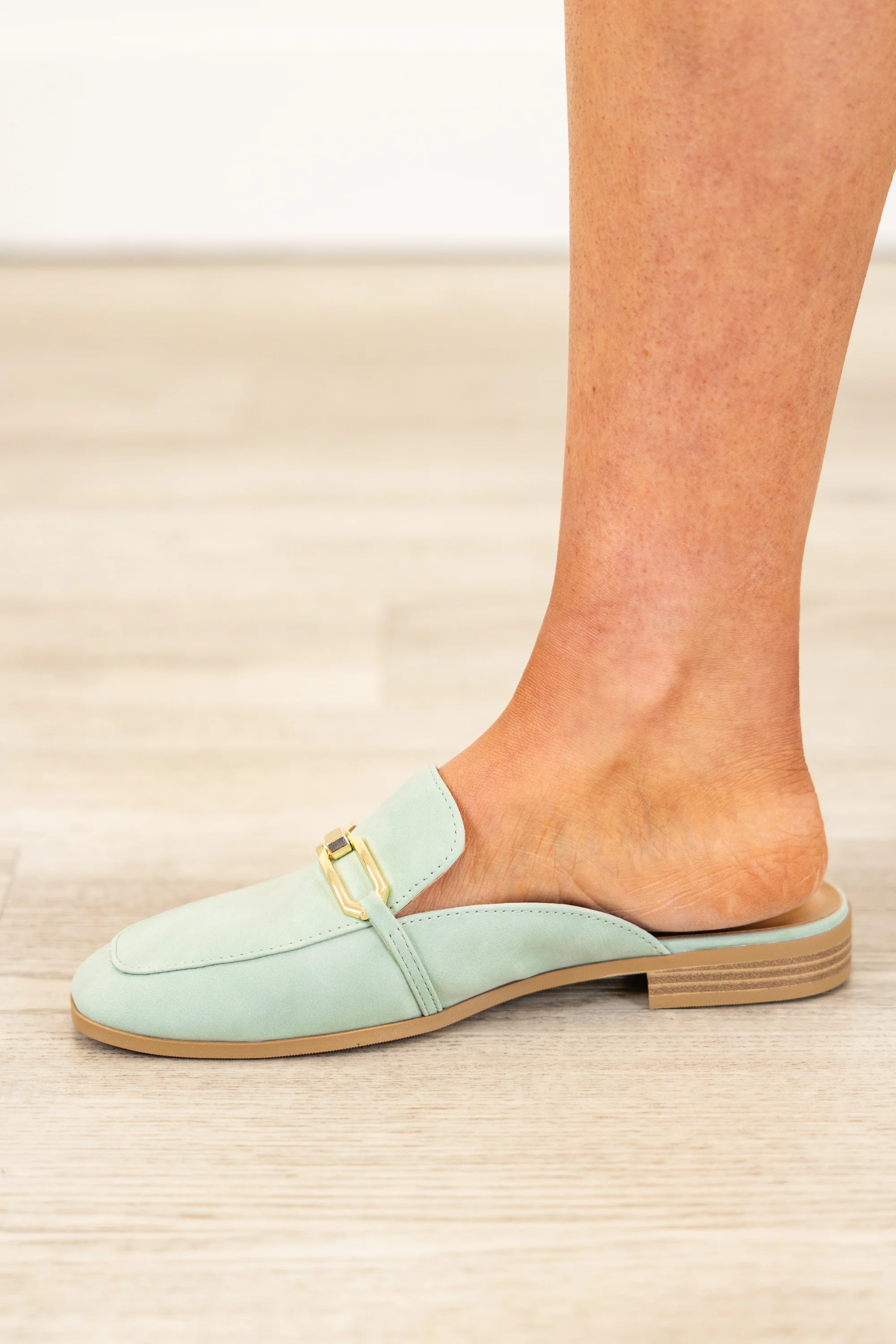Dream With Me Mules, Mint - Giverhouse