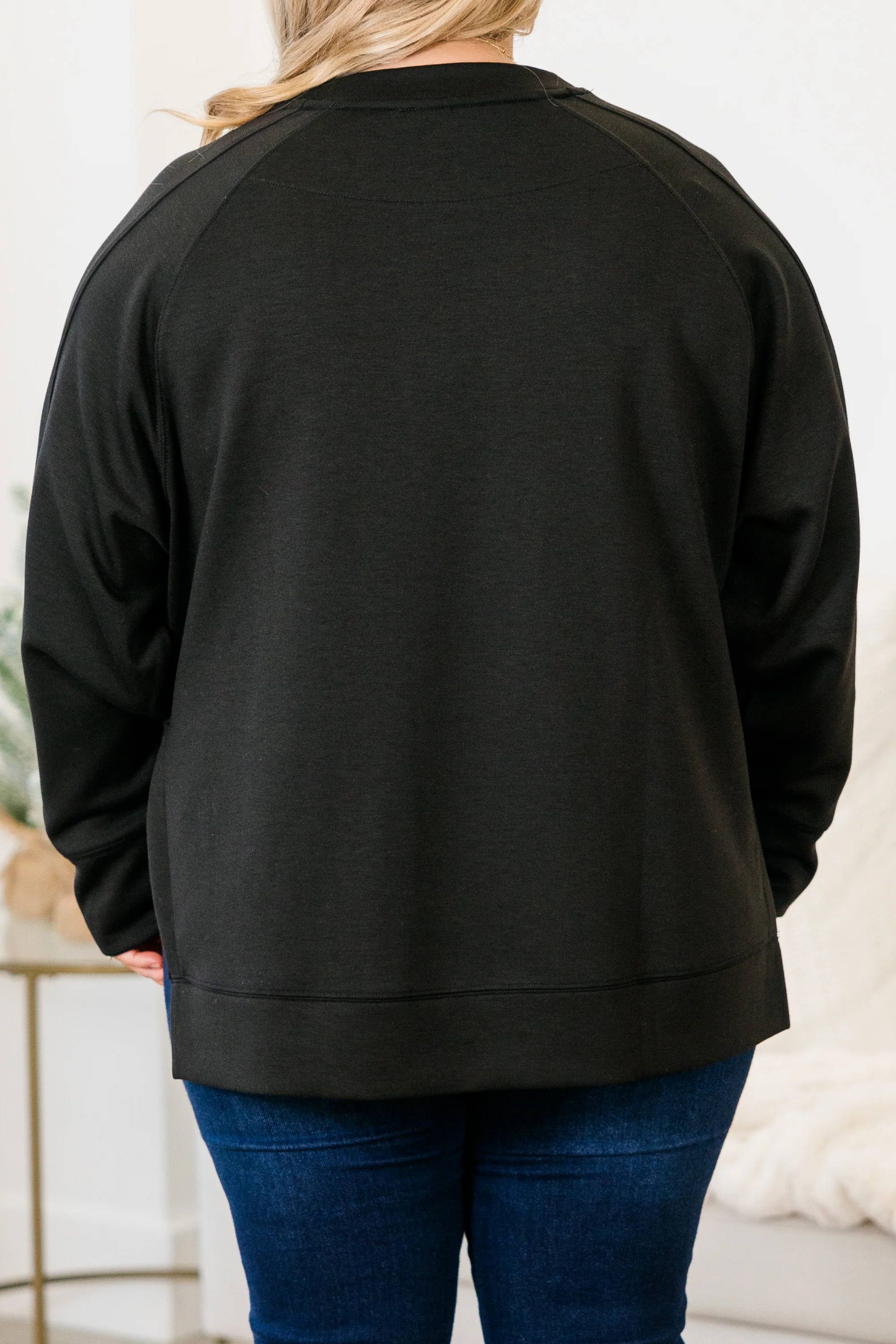 Feels So Sweet Pullover, Black - Giverhouse