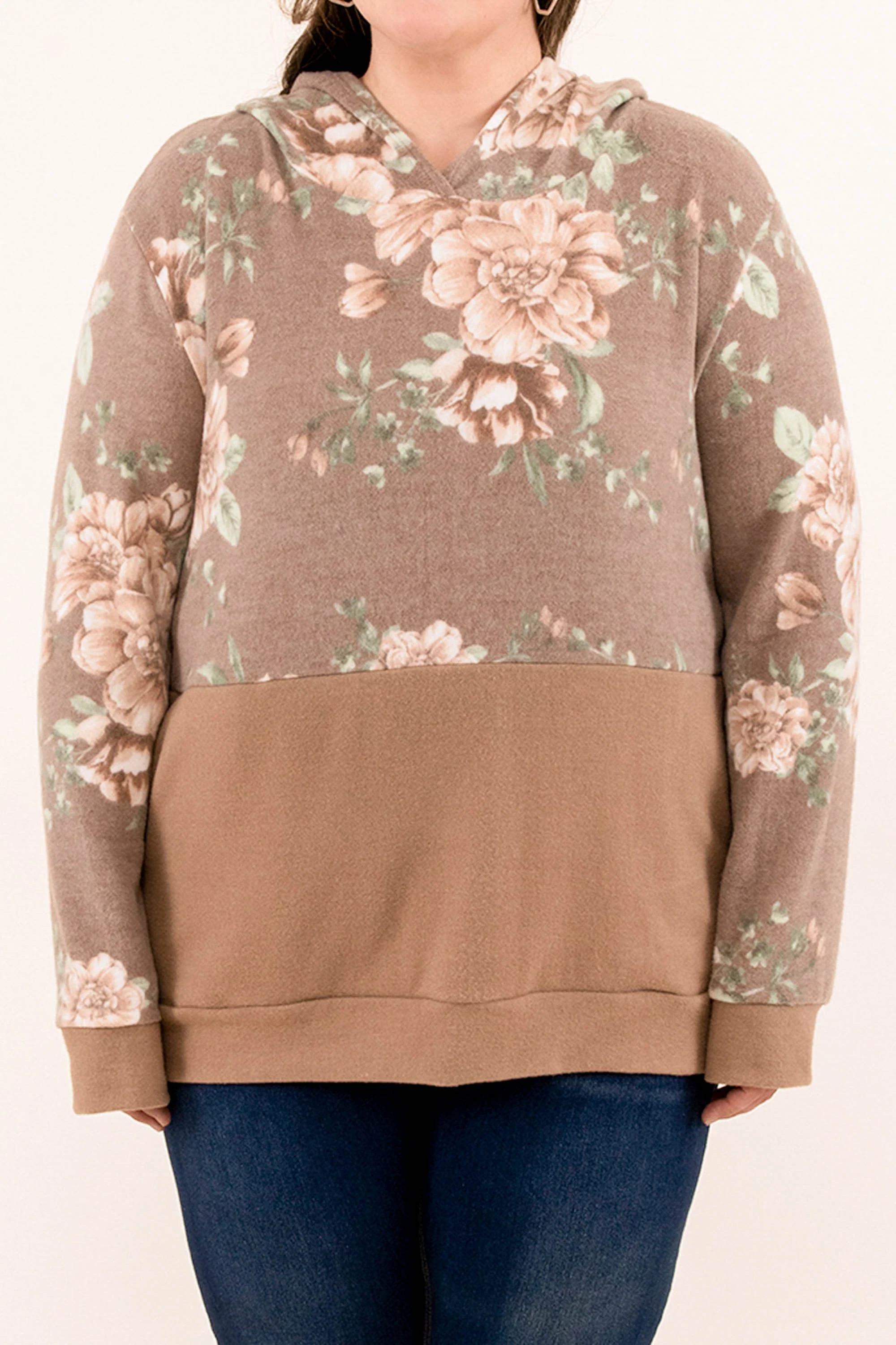 Rained In Hoodie, Brown - Giverhouse