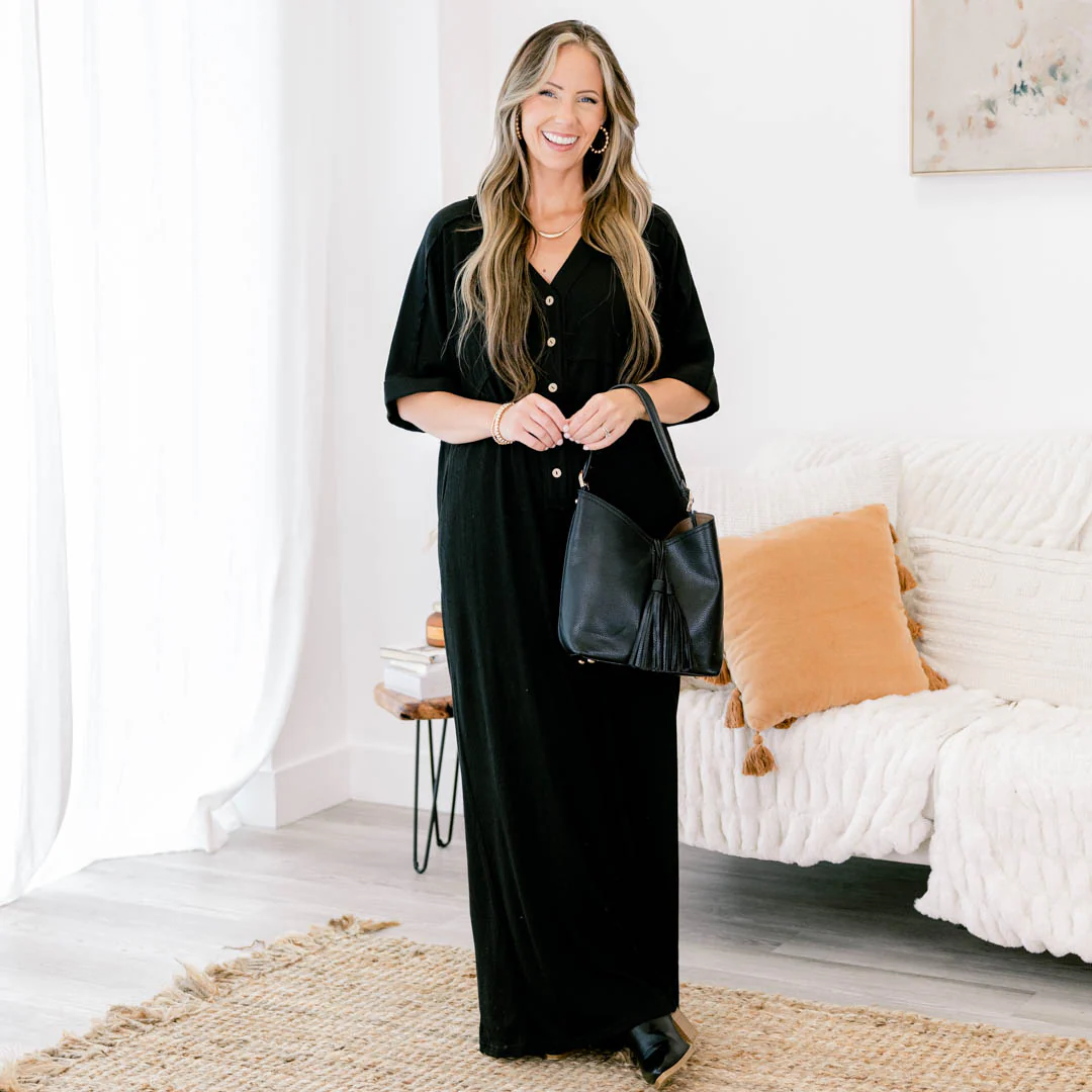 All Clear Jumpsuit, Black - Giverhouse