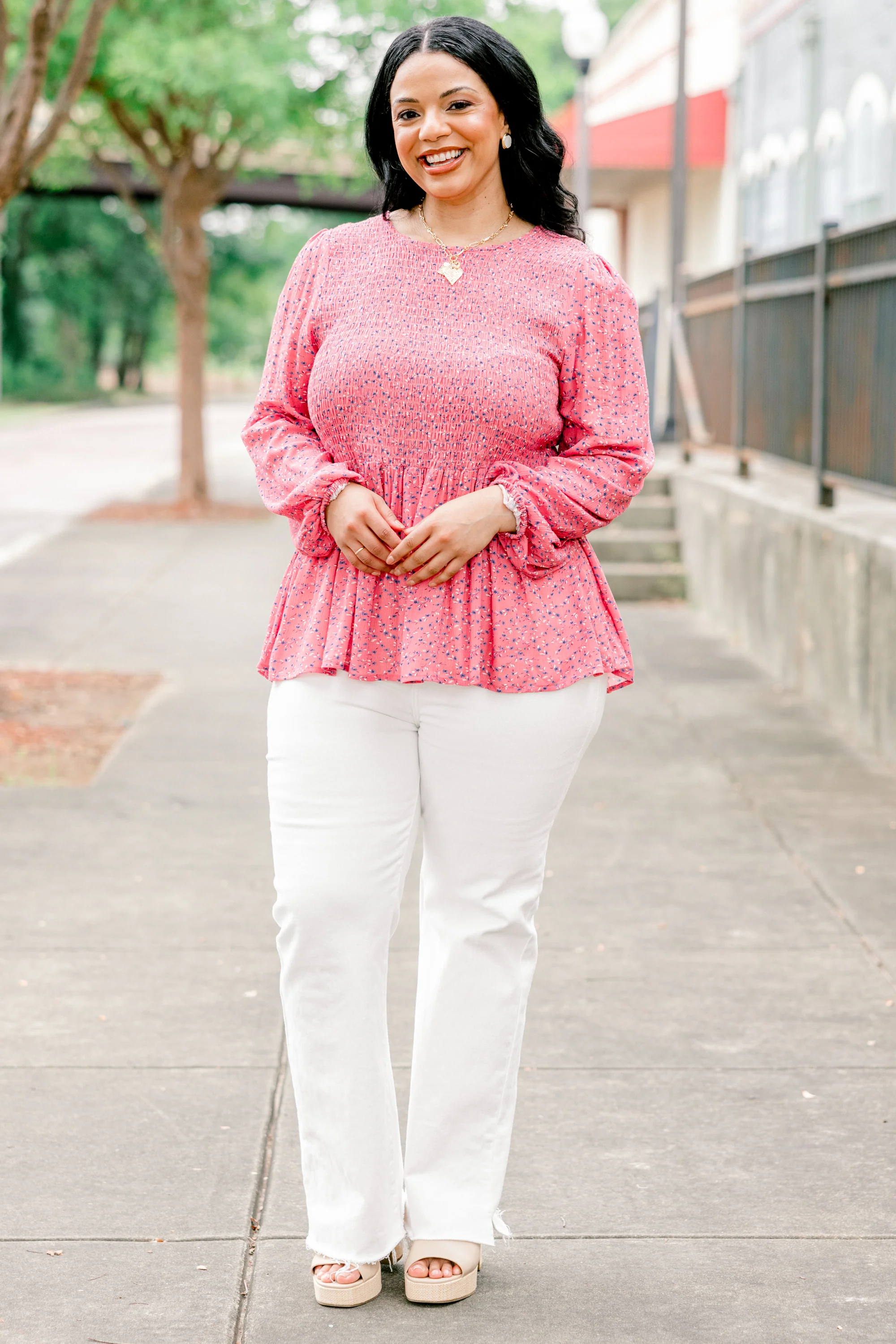 Wallflower Kisses Top, Dusty Rose - Giverhouse