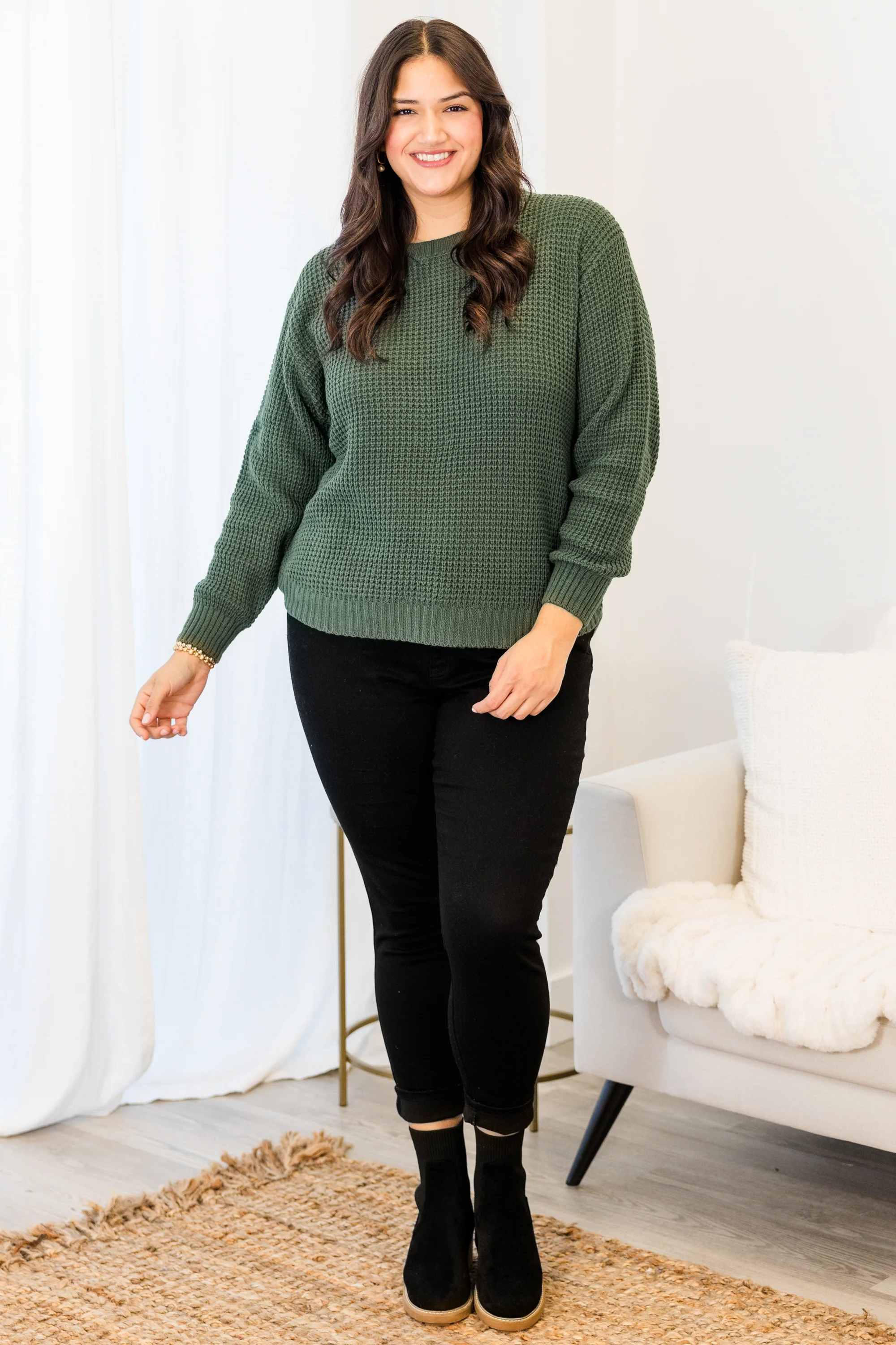 Breezy Weather Sweater, Ash Jade - Giverhouse