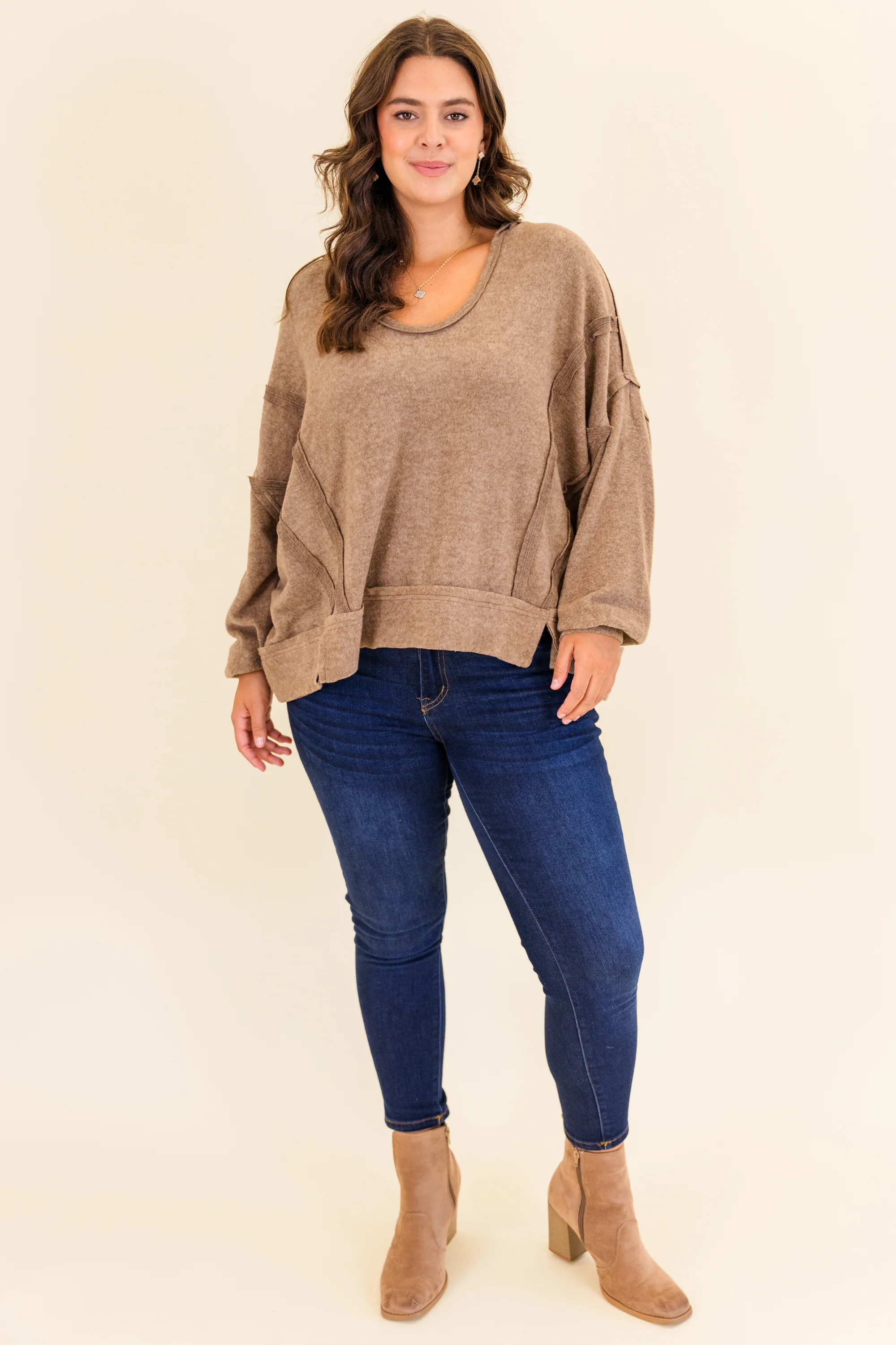 Get Cozy Hoodie, Mocha - Giverhouse