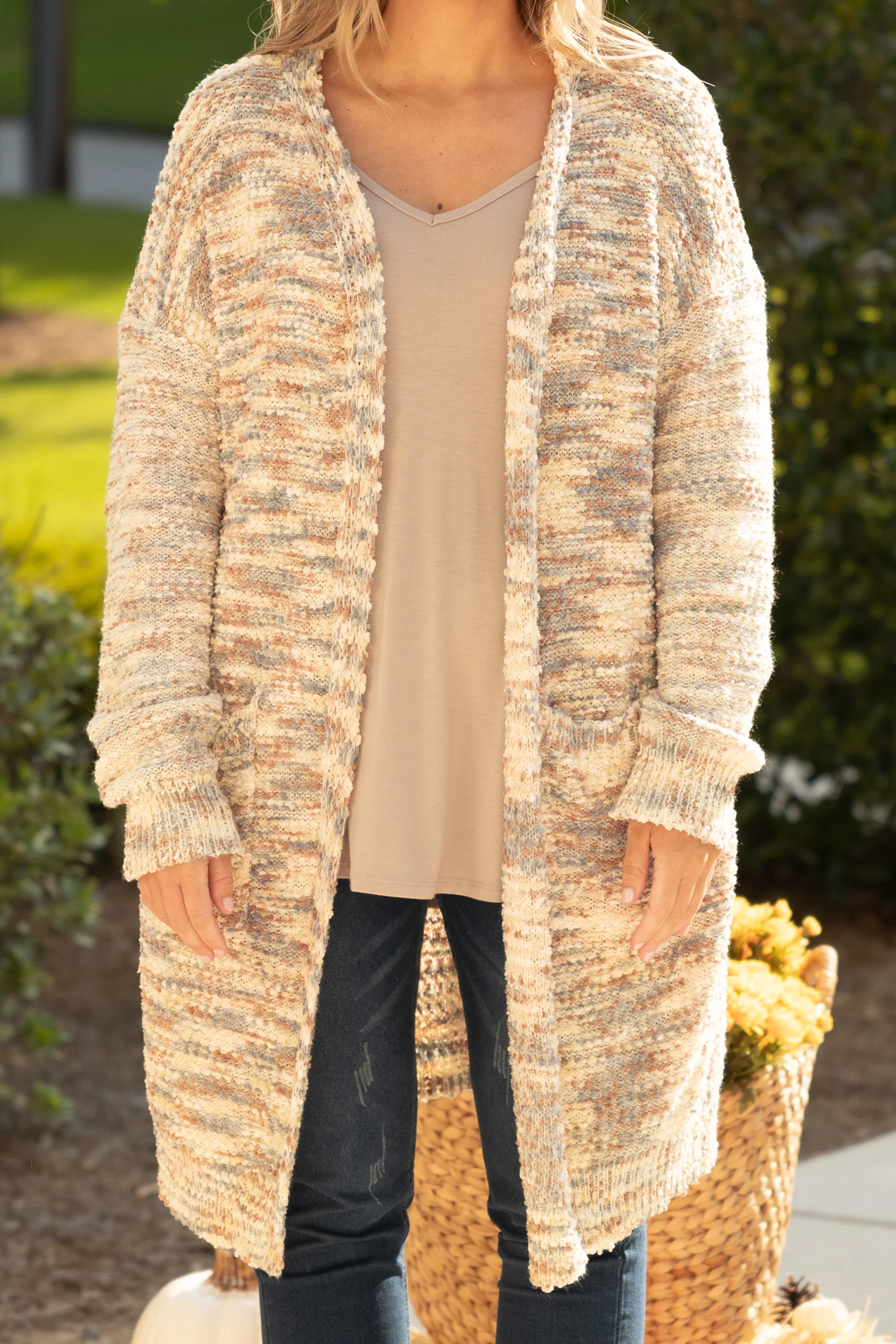 These Arms Of Mine Cardigan, Grey - Giverhouse