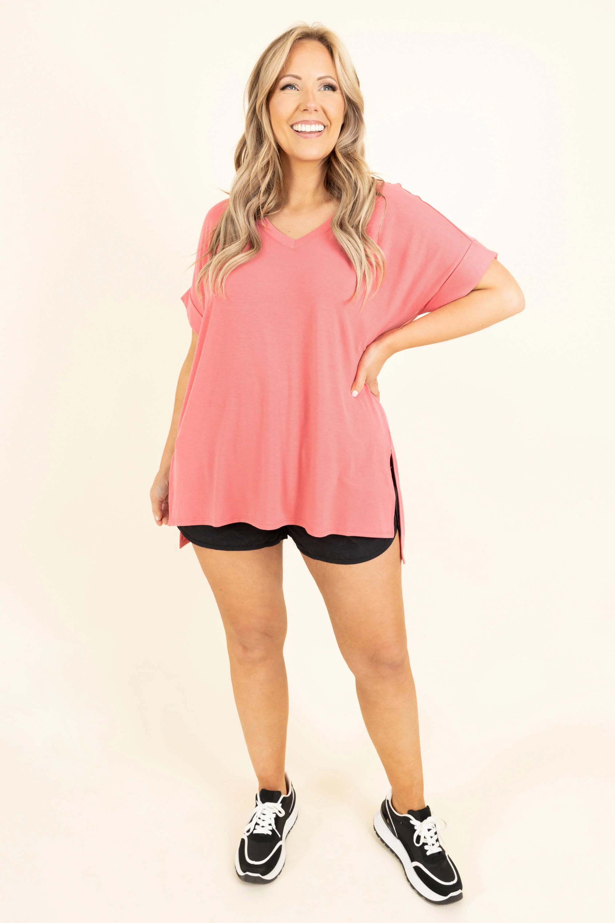 Comfy Travels Top, Desert Rose - Giverhouse