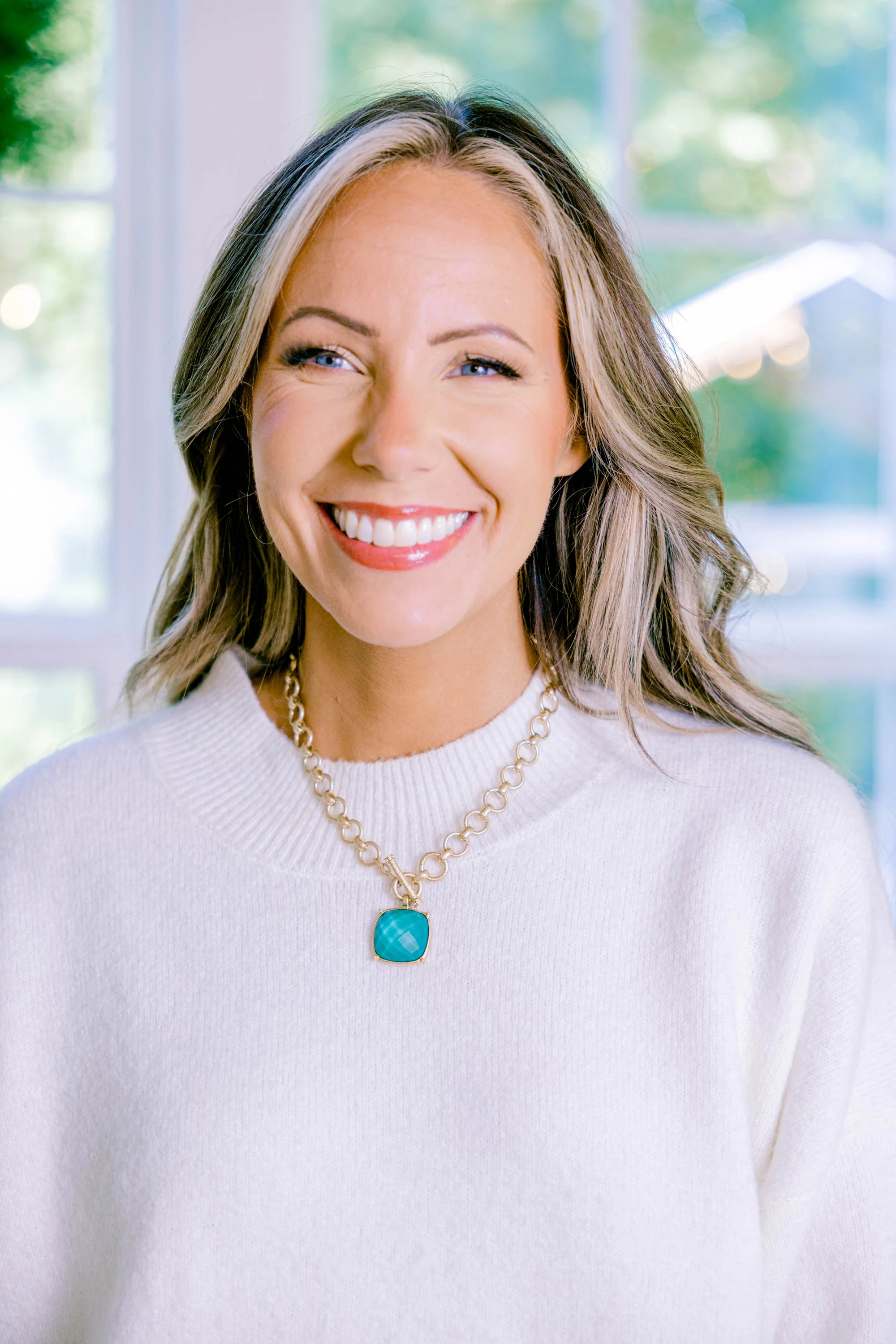 On The Case Necklace, Green - Giverhouse