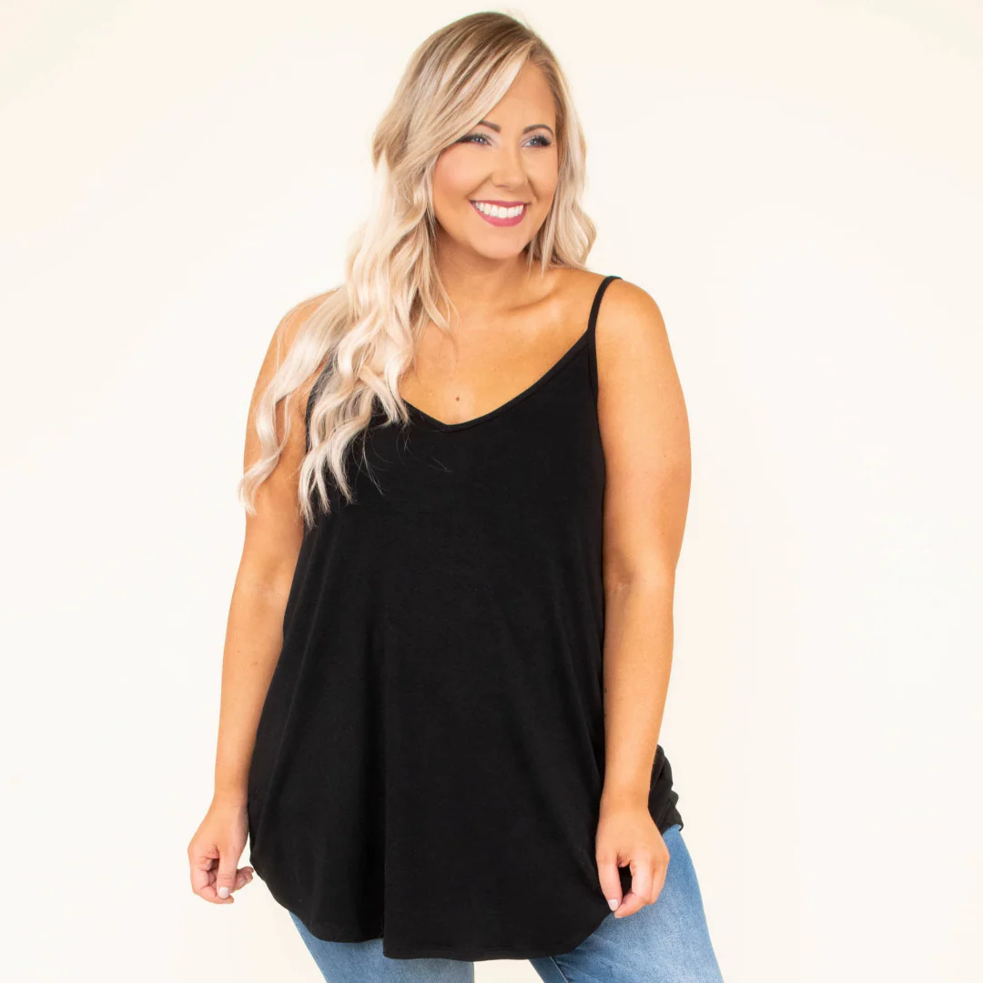 Warm From The Sun Tank, Black - Giverhouse