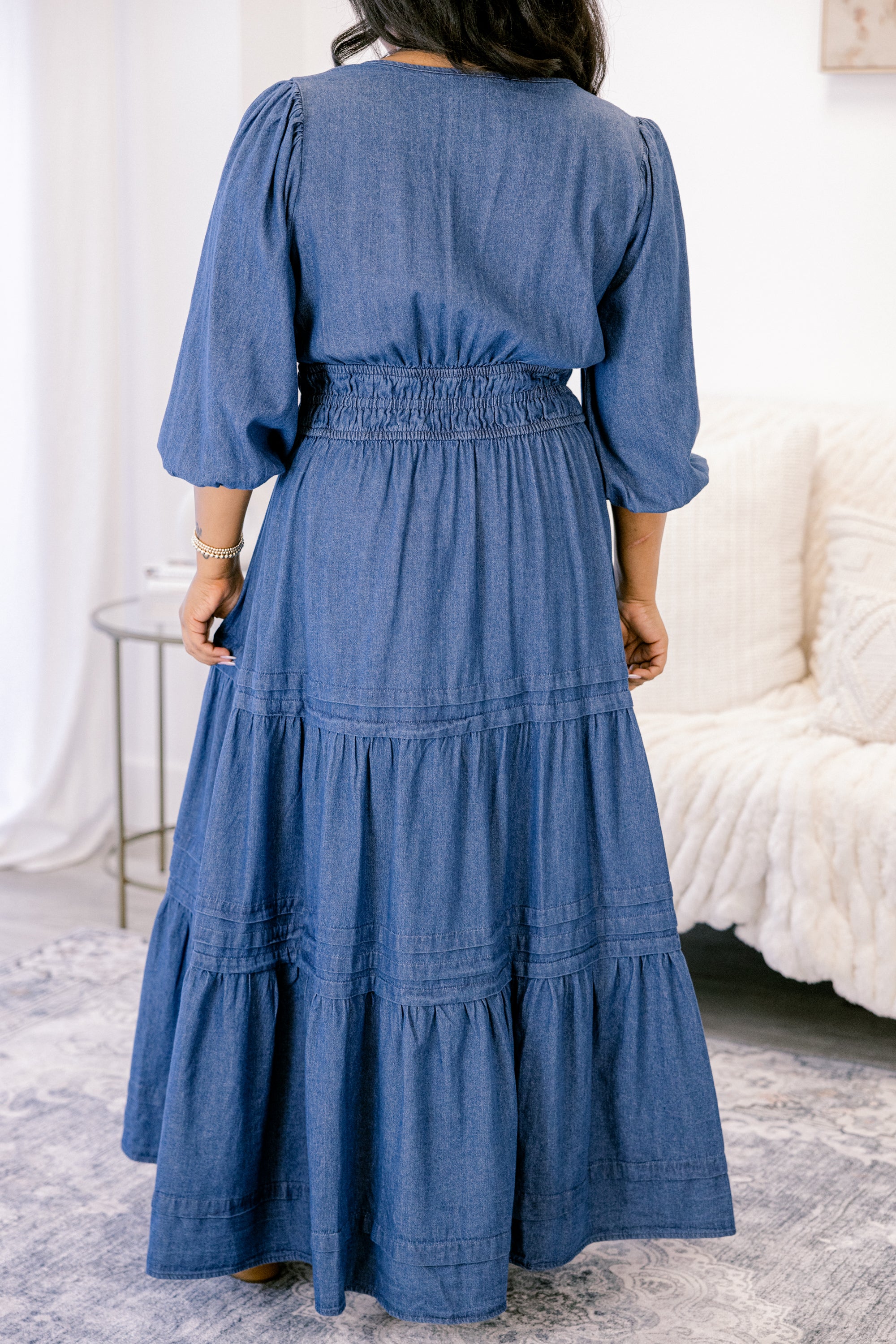 The Clear Choice Dress, Denim - Giverhouse