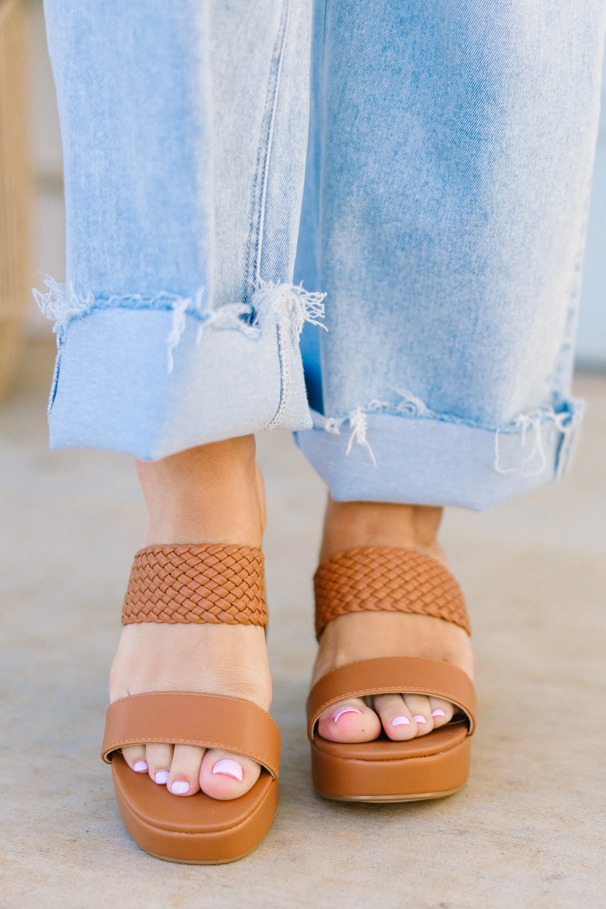 Everyone's Watching Heels, Cognac - Giverhouse