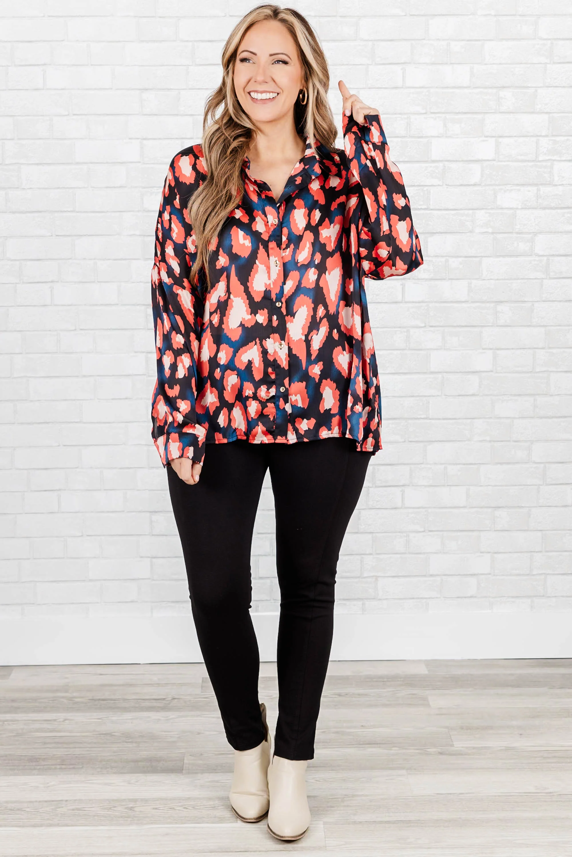 Can Heartly Wait Top, Black - Giverhouse