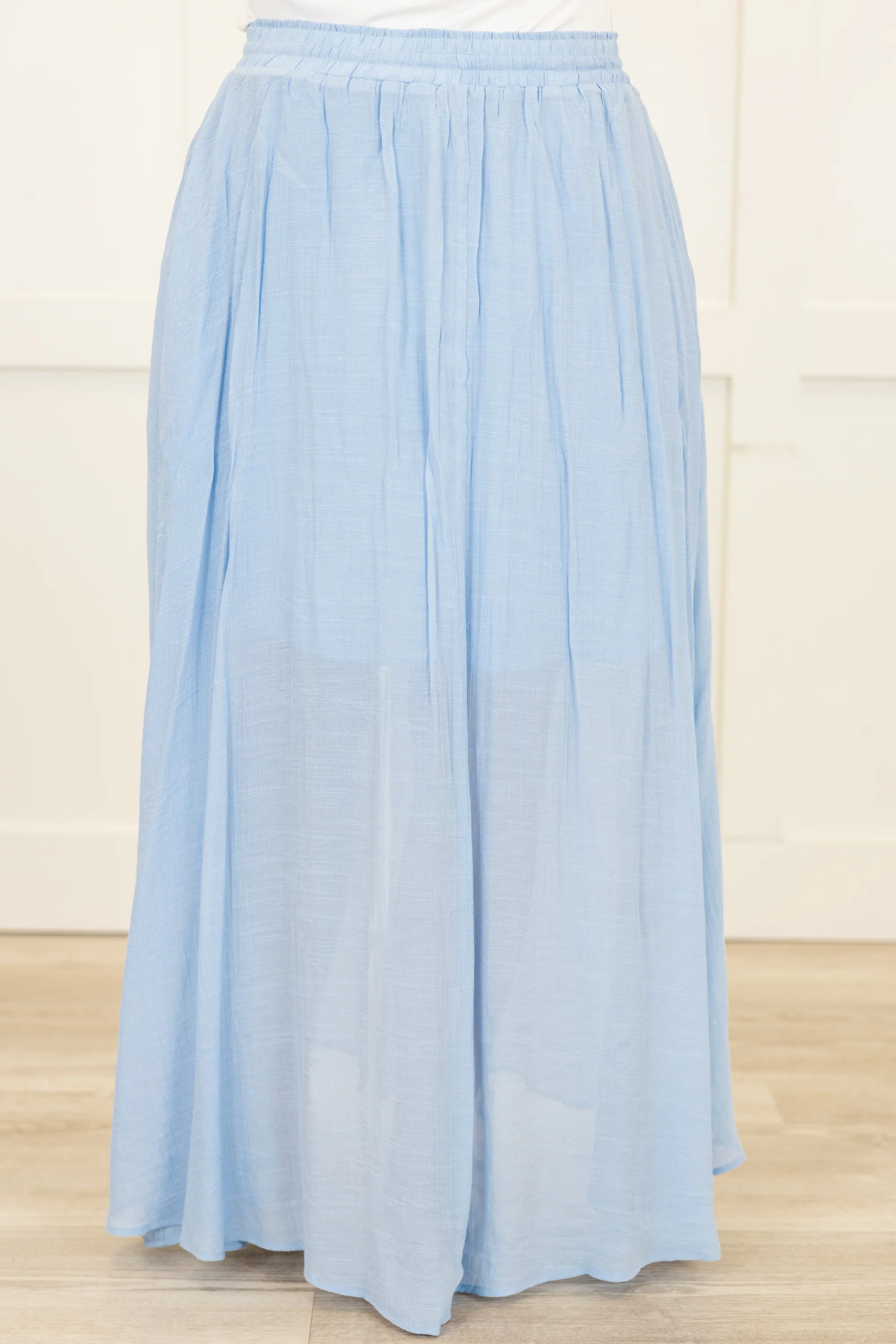 The Break Is Over Skirt, Misty Blue - Giverhouse